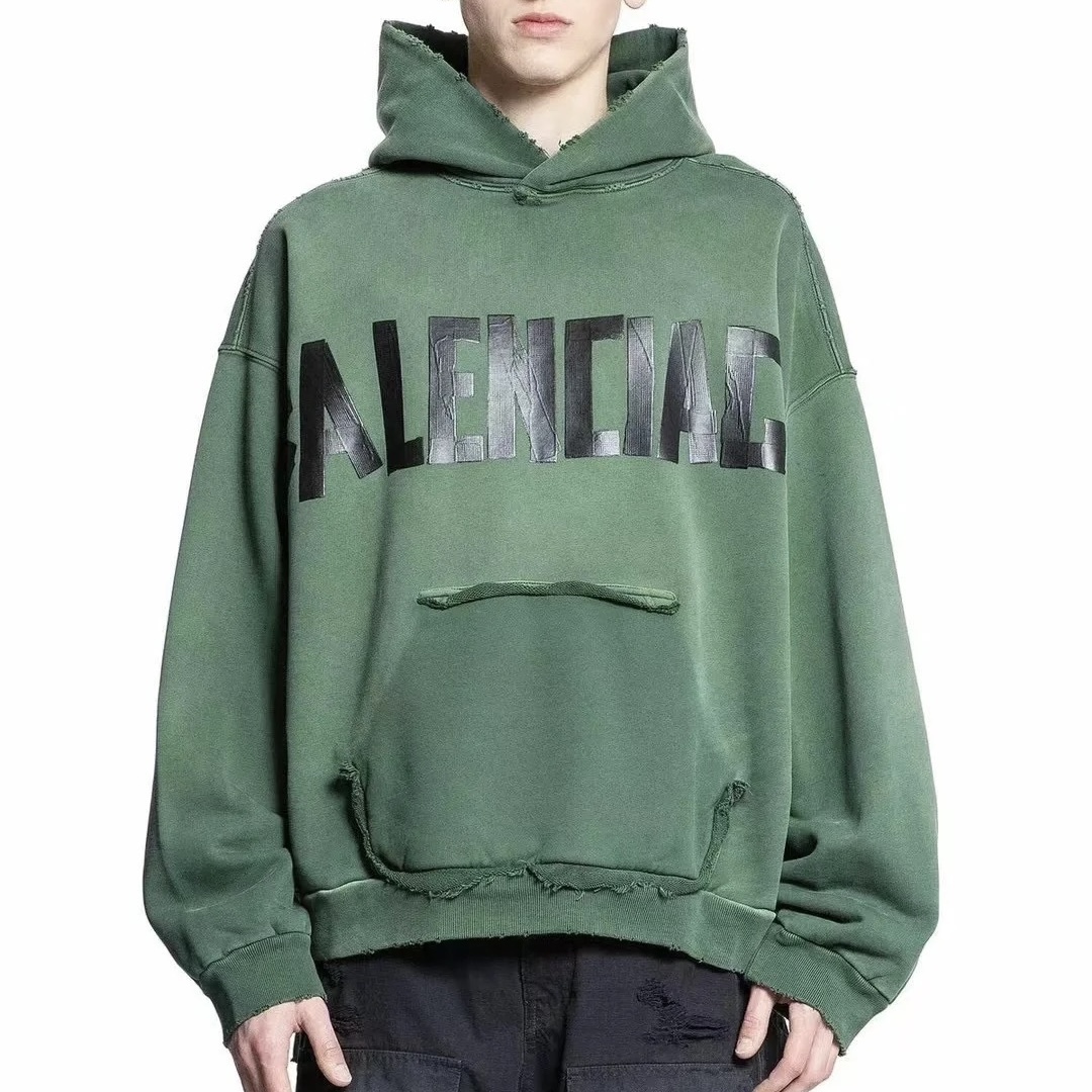 NIGO Balenciaga Men's Spring Autumn Logo Letter Print Cotton Loose Fit Hooded Sweatshirt Hoodie #nigo99544