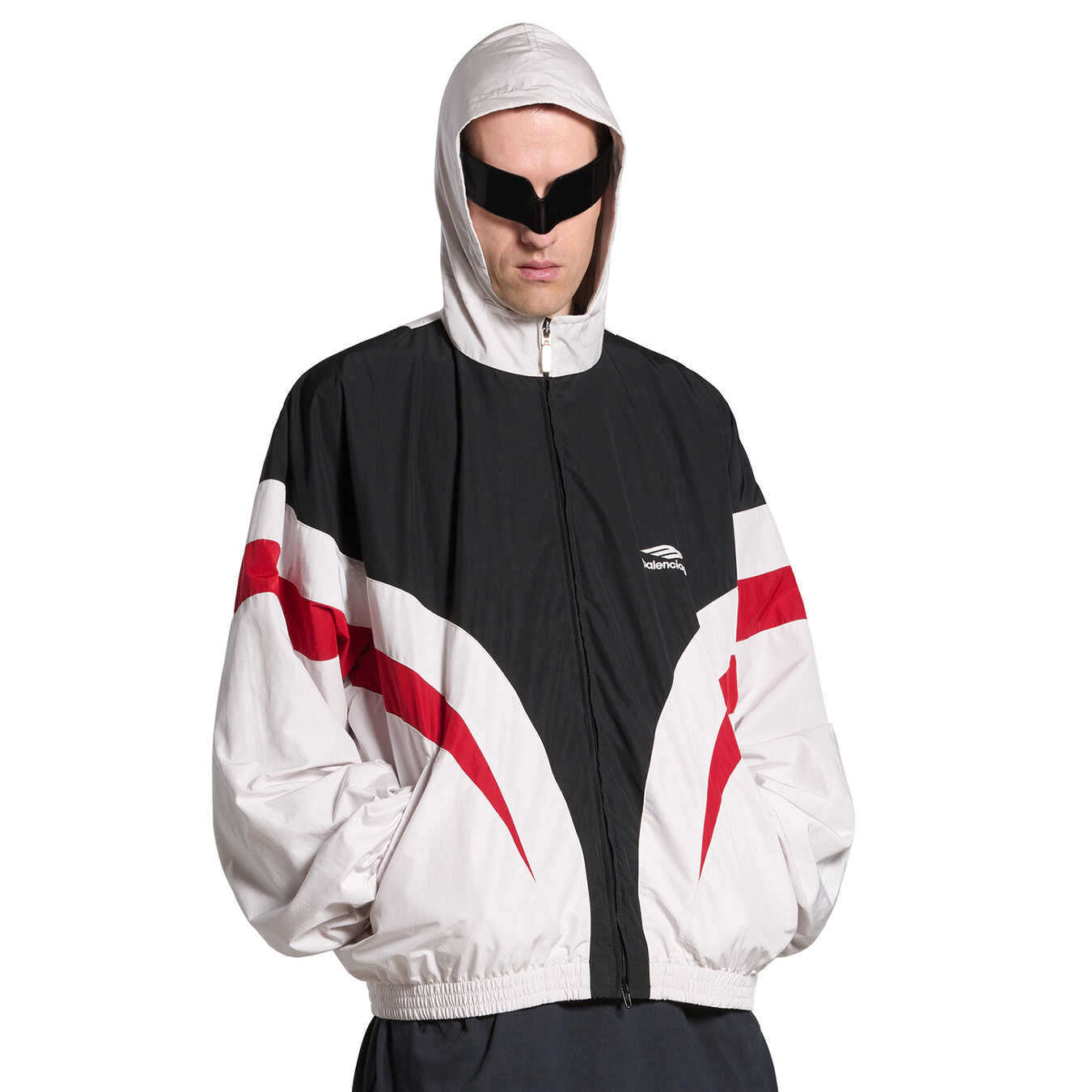 NIGO Balenciaga 3B Sports Icon Tracksuit Men's Spring Autumn Tech Poplin Zip Hooded Jacket #nigo99545