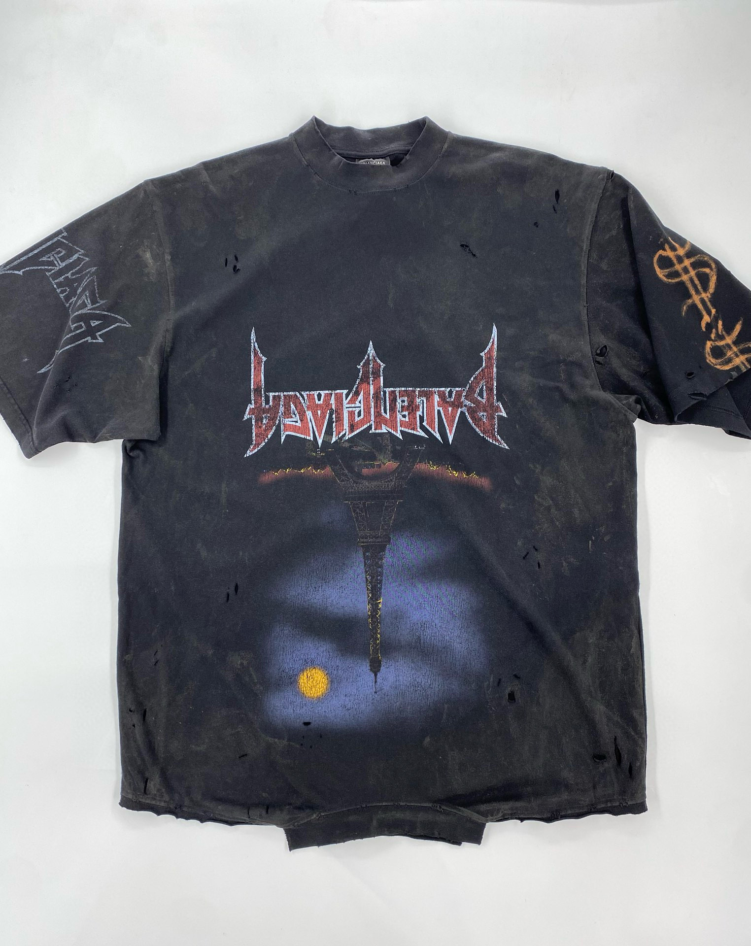 NIGO Balenciaga Men's and Women's Summer Monogram Printed Round Neck Loose Fit Short Sleeve T-shirt #nigo99562