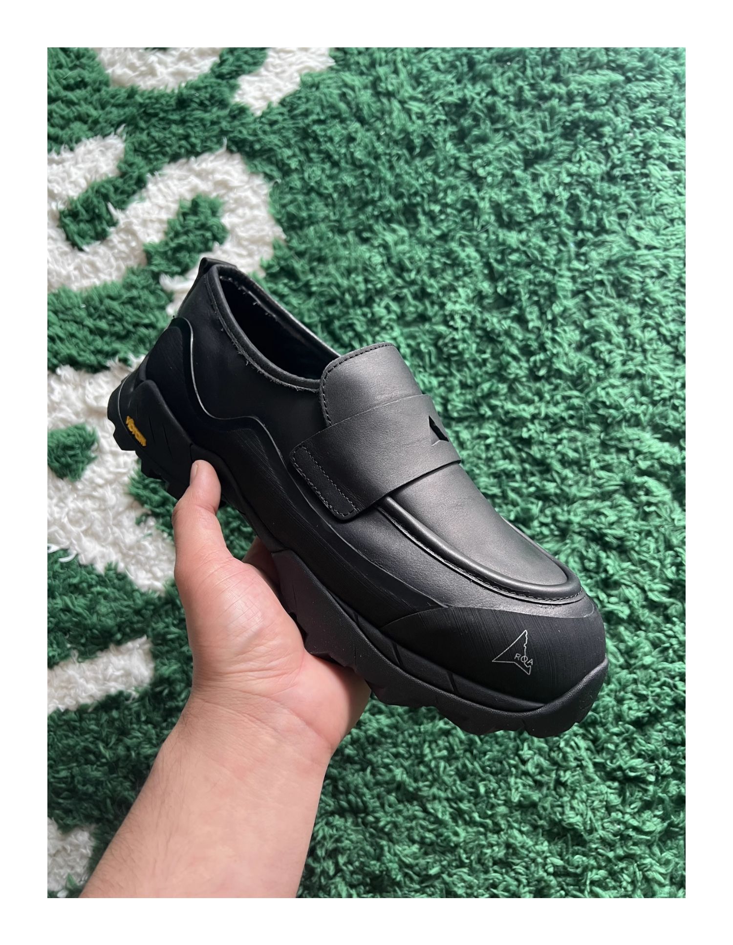 NIGO ROA.POYANA Men's Thick Bottomed Loafers Outdoor Casual Round Toe Leather Shoes #nigo99592