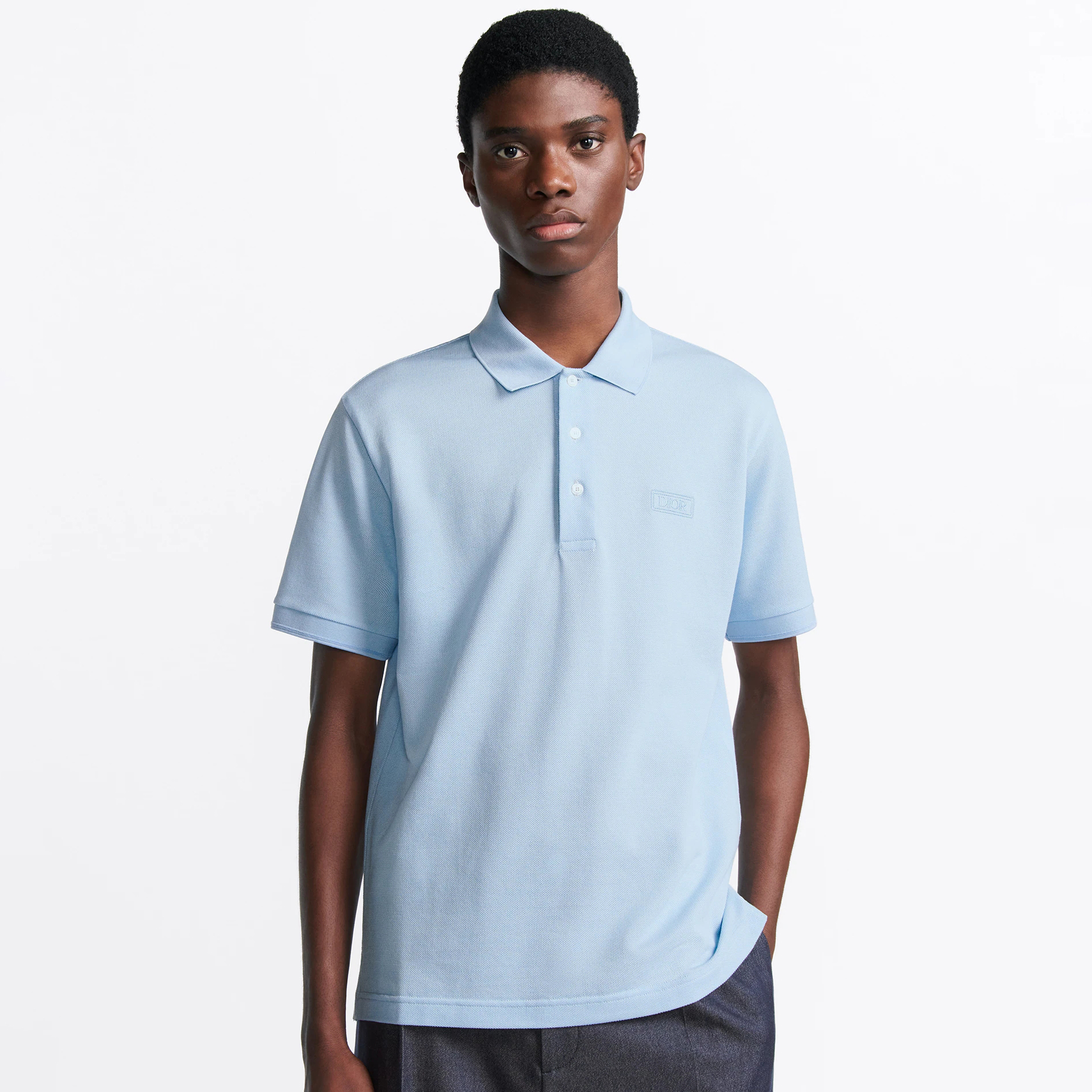 NIGO Dior Men's Summer Solid Color Logo Letter Embroidered Polo Shirt Short Sleeve T-Shirt #nigo99612