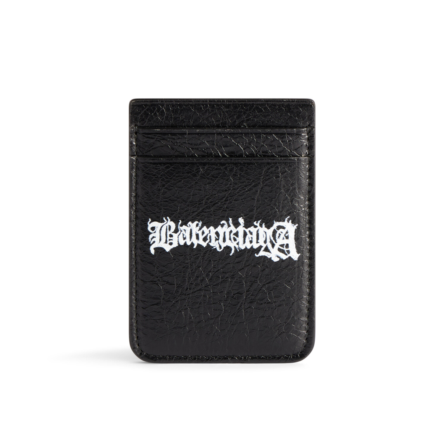 NIGO Balenciaga Cash Black And White DIY Metal Artwork Print Fine Grain Sheepskin Magnetic Card Case Bag Bags #nigo99628