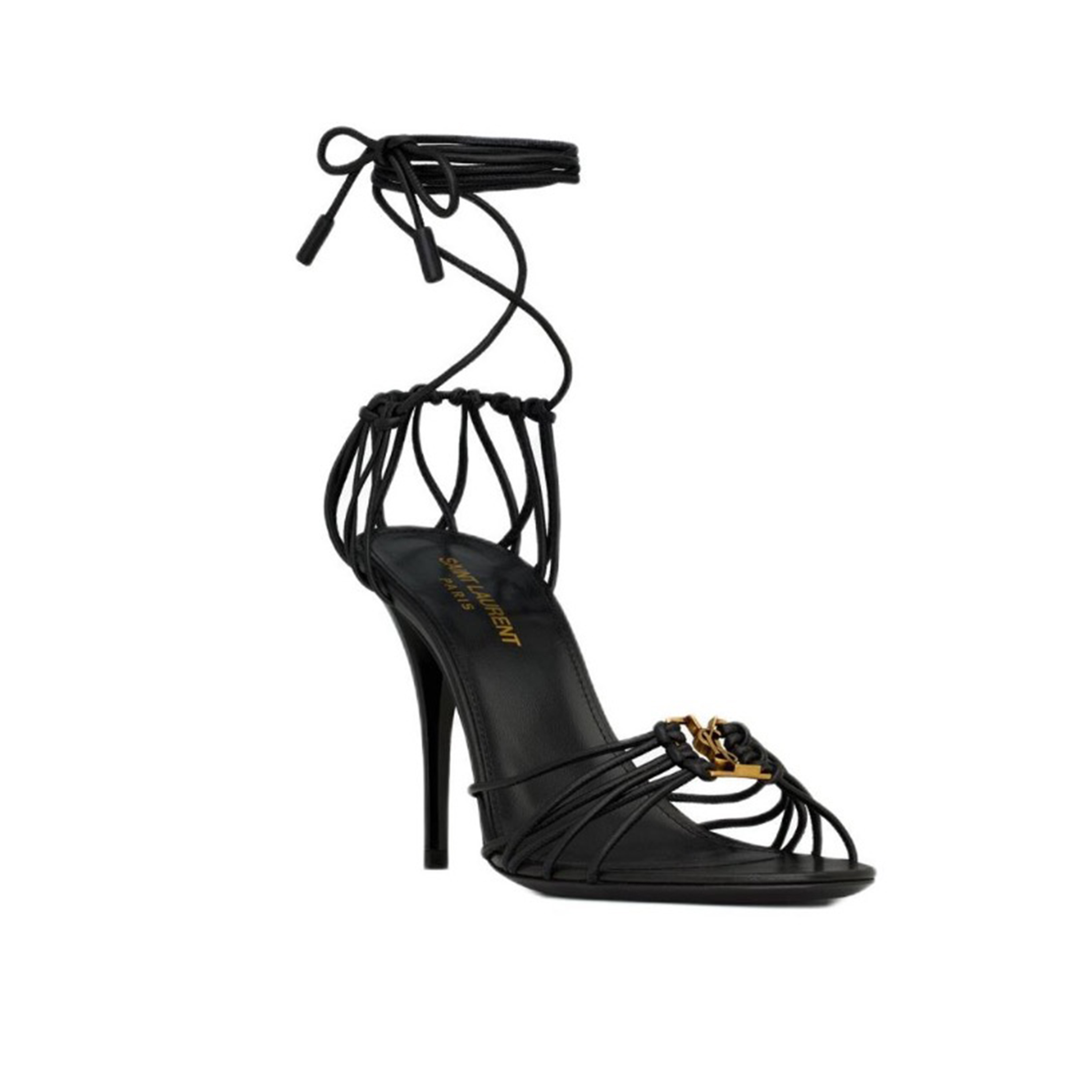 NIGO SAINT LAURENT Women's Spring/summer Fashion Logo Lace Up Sandals Elegant And Comfortable High Heels Luxury And Elegant Shoes #nigo71256