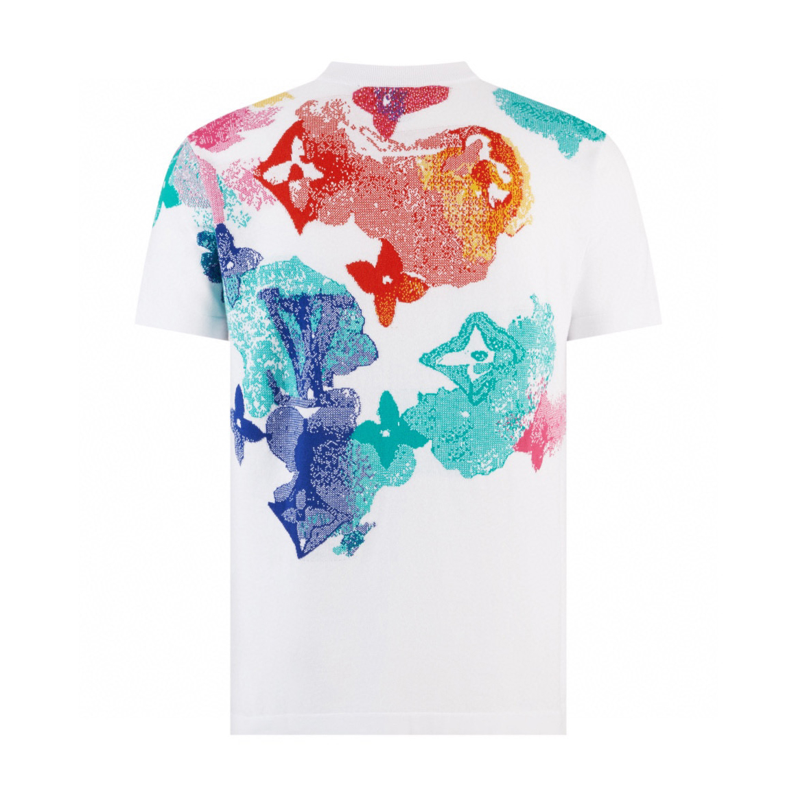 NIGO Louis Vuitton Men's Summer Ink Logo Letter Print Round Neck Cotton Short Sleeve T-Shirt #nigo99667