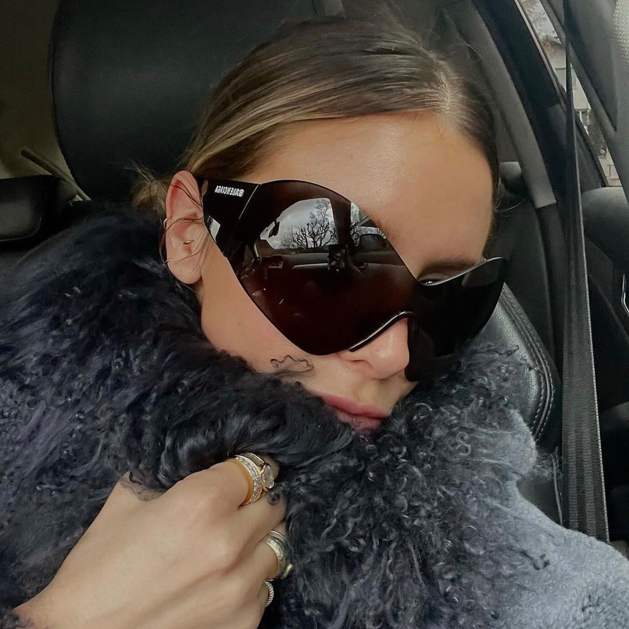 NIGO Balenciaga Men's And Women's Letter Logo Colored Glasses Fashionable And Trendy High Street Casual Sunglasses Ngvp #nigo8329