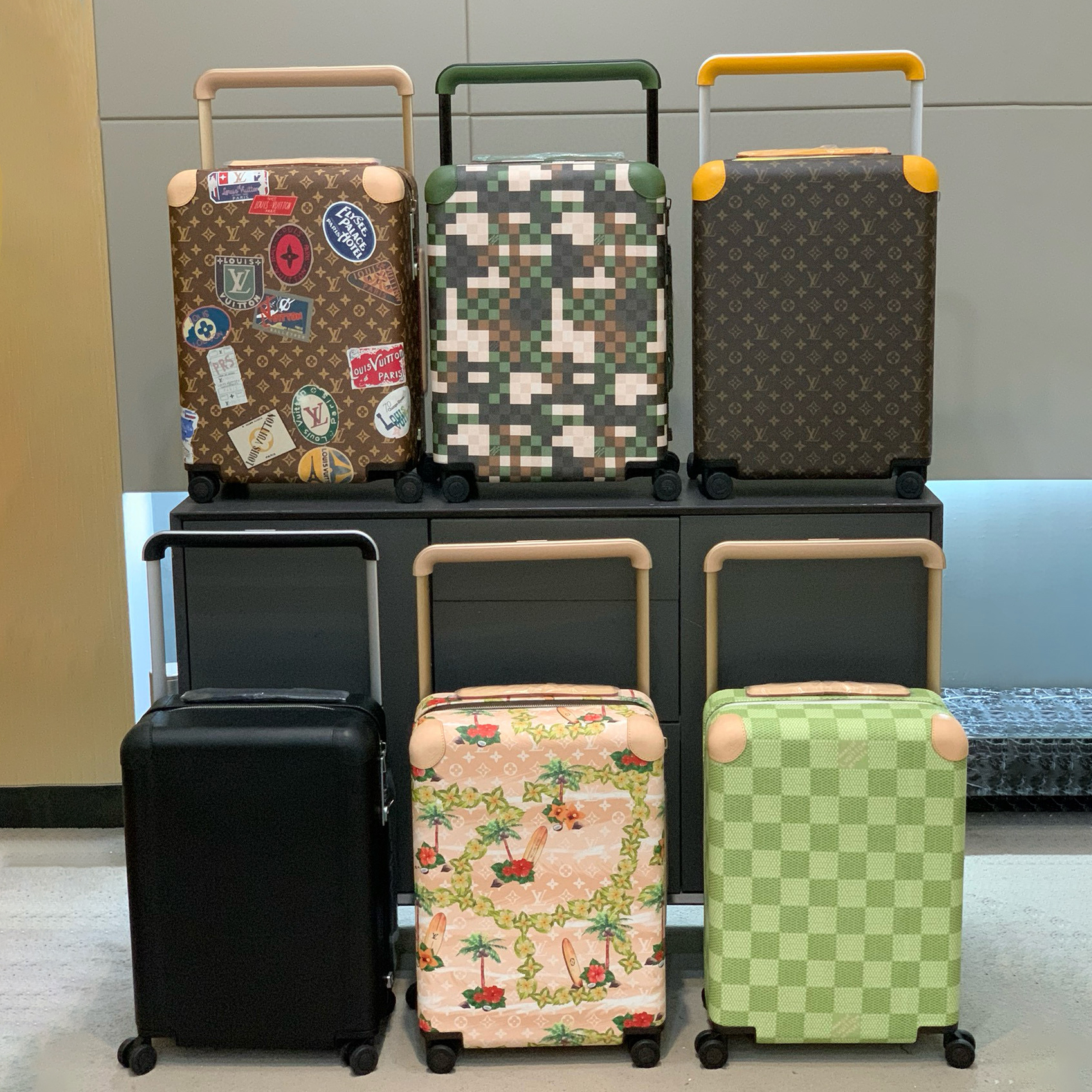 NIGO Louis Vuitton Horizon 55 Rolling Luggage Bag Bags Trolley Case #nigo99665