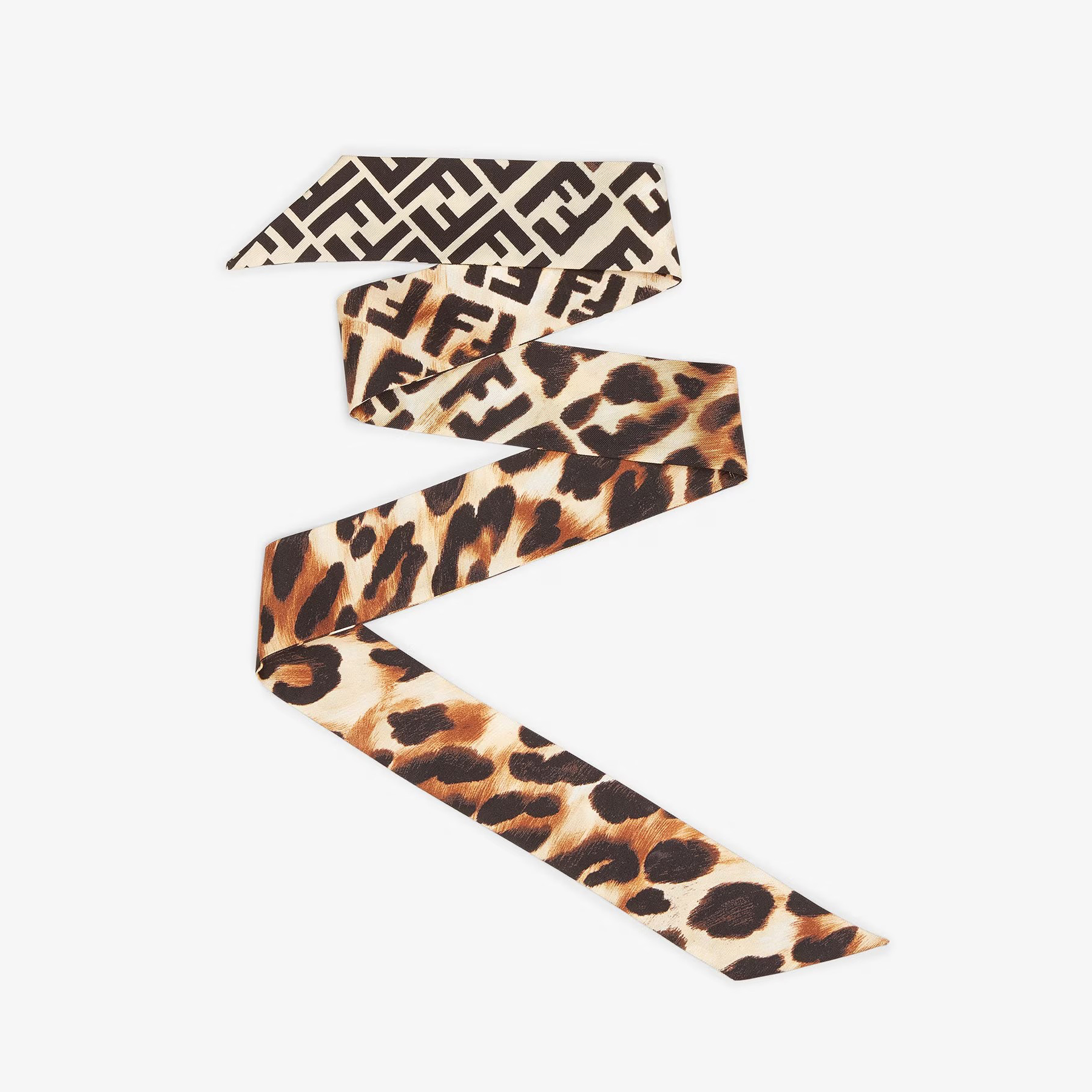 NIGO Fendi Women's Monogrammed Leopard Print Scarf #nigo99697