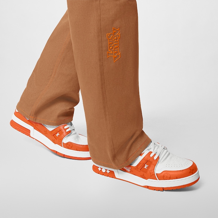 NIGO Louis Vuitton Men's And Women's Low Top Casual Sports Shoes Color blocking Fashion Trend Print Logo Sports Shoes # nigo6466