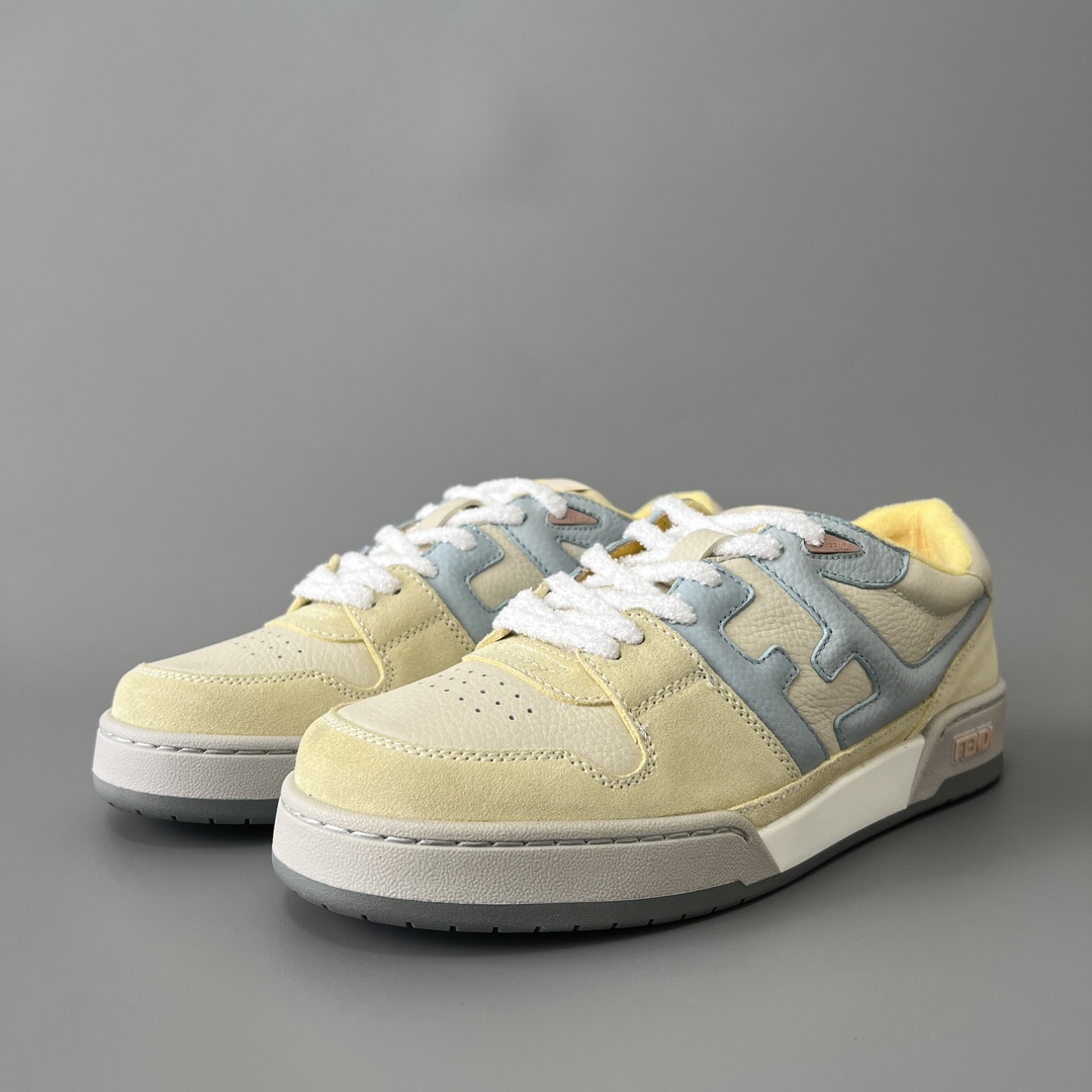 NIGO Fendi Men's and Women's Match Suede Lace-Up Low Top Fashion Board Shoes #nigo99719