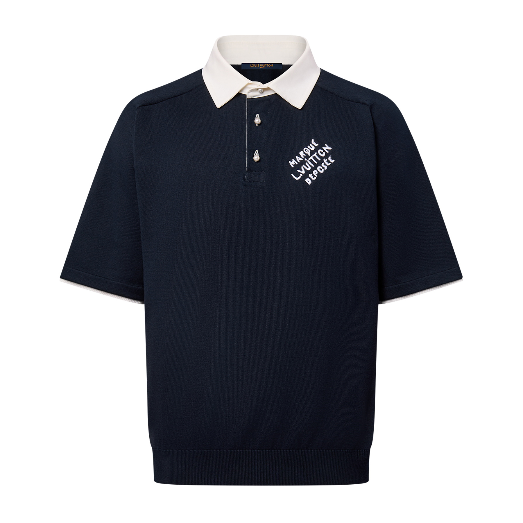 NIGO Louis Vuitton Men's Summer Embroidered Letter Logo Cotton Short Sleeve Polo Shirt T-Shirt #nigo99722