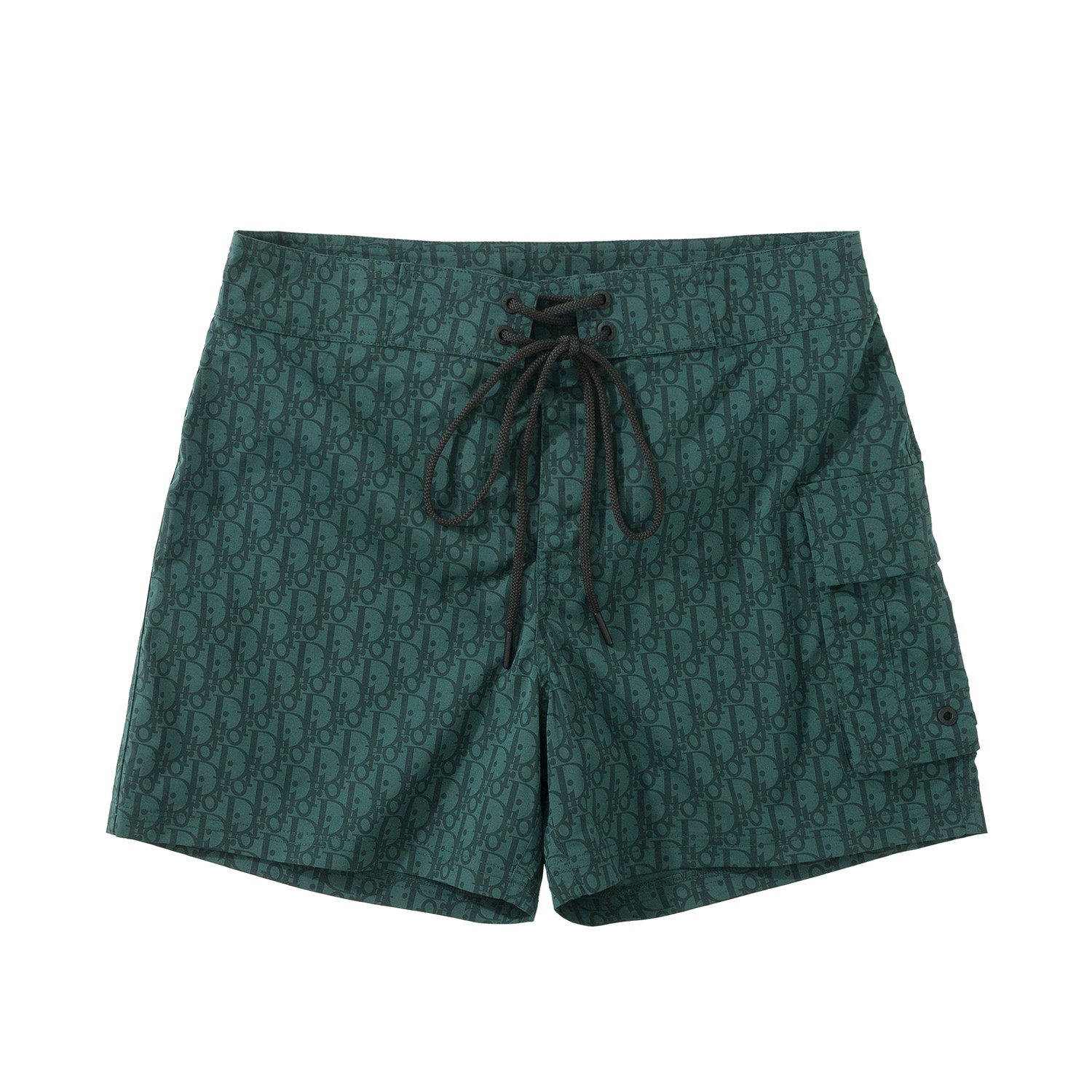 NIGO Dior Men's Summer Solid Color Logo Monogram Full Print Drawstring Tie Polyester Shorts Pants #nigo99723