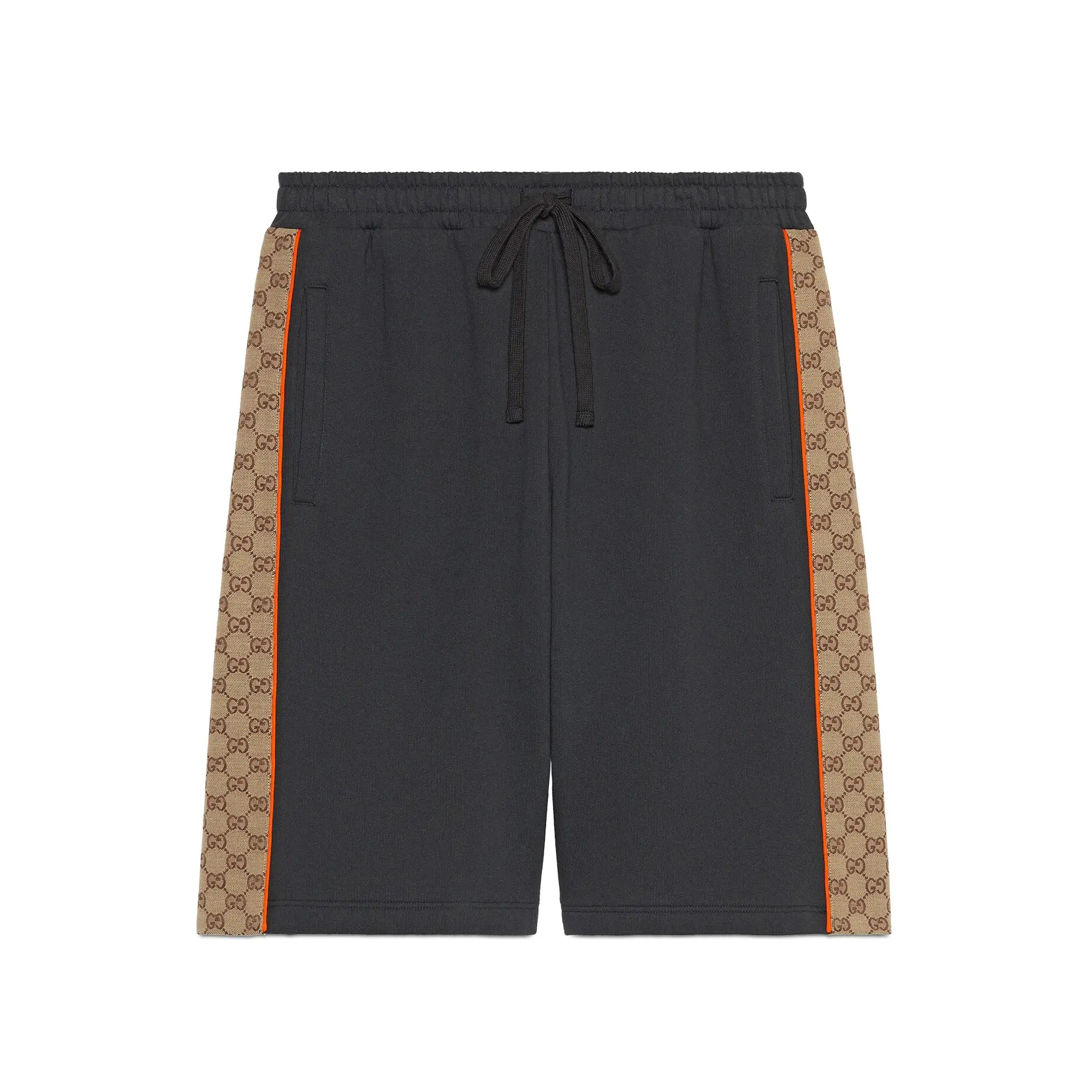 NIGO Gucci Men's Summer Patchwork Side Logo Lace-Up Casual Cotton Shorts Pants #nigo99741
