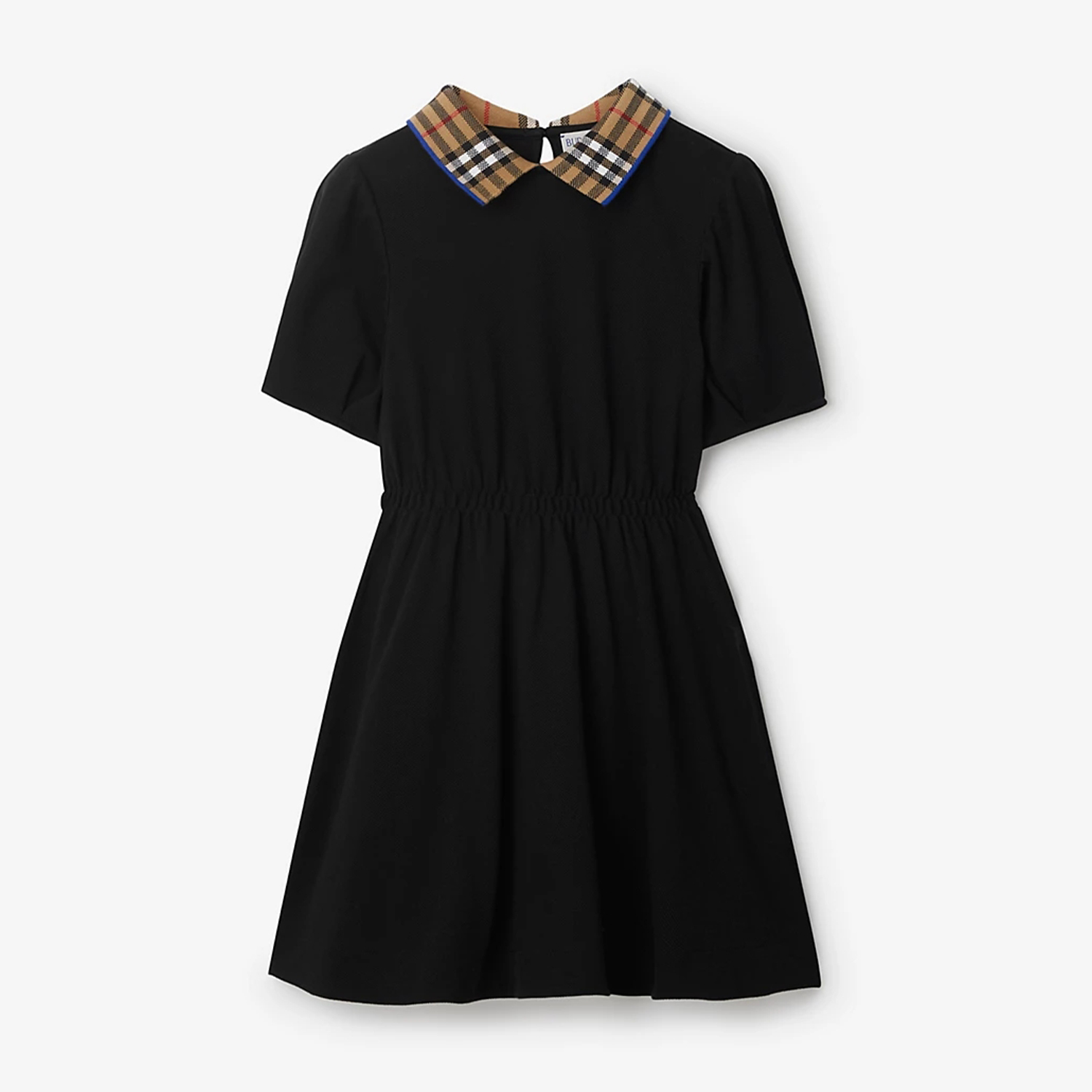 NIGO Burberry Kid's Summer Plaid Collar Cotton Mid-Length Casual Polo Shirt Style Dress #nigo31288