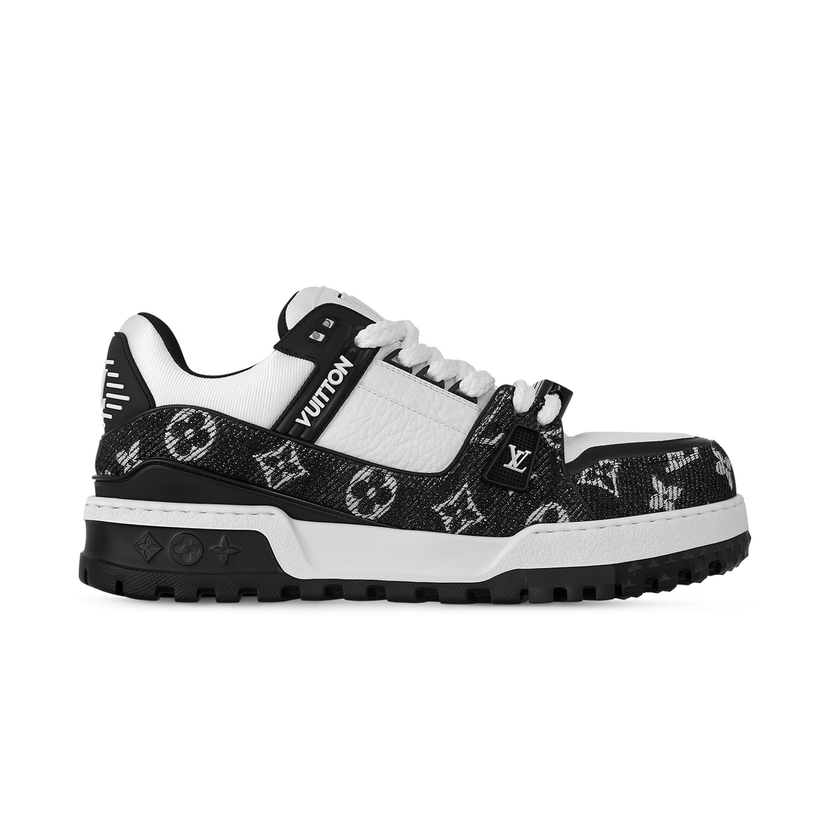NIGO Louis Vuitton Trainer Maxi Men's And Women's Clashing Colours Round Toe Leather Lace Up Low Top Board Shoes #nigo99762