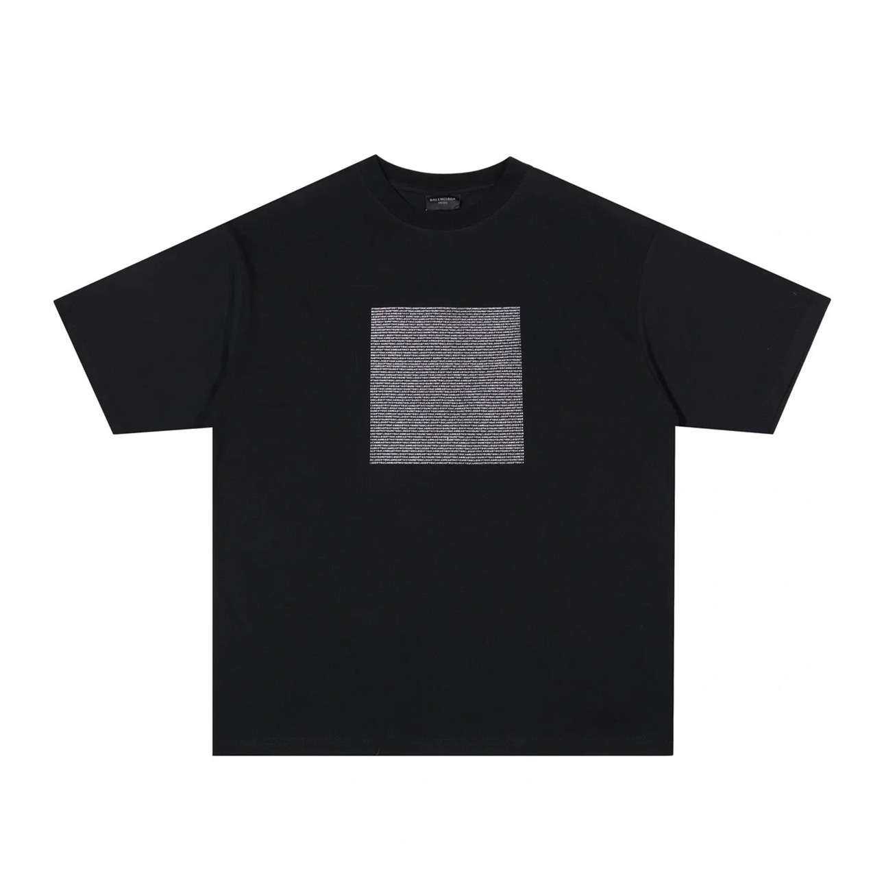 NIGO Balenciaga Men's And Women's Summer Retro Print Washed Old Loose Short Sleeved Black T-shirt Ngvp #nigo8466