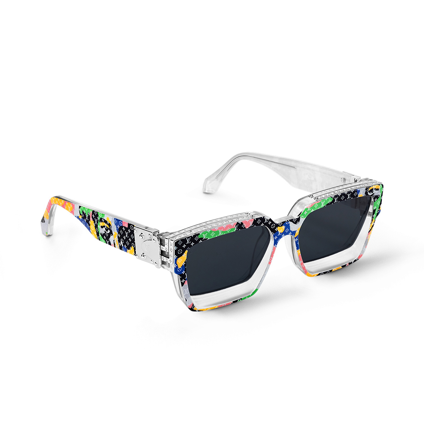 NIGO Louis Vuitton 1.1 MILLIONAIRES Men's Monogram Logo Decorative Acetate Irregular Shape Sunglasses Eyeglasses Glasses #nigo99773