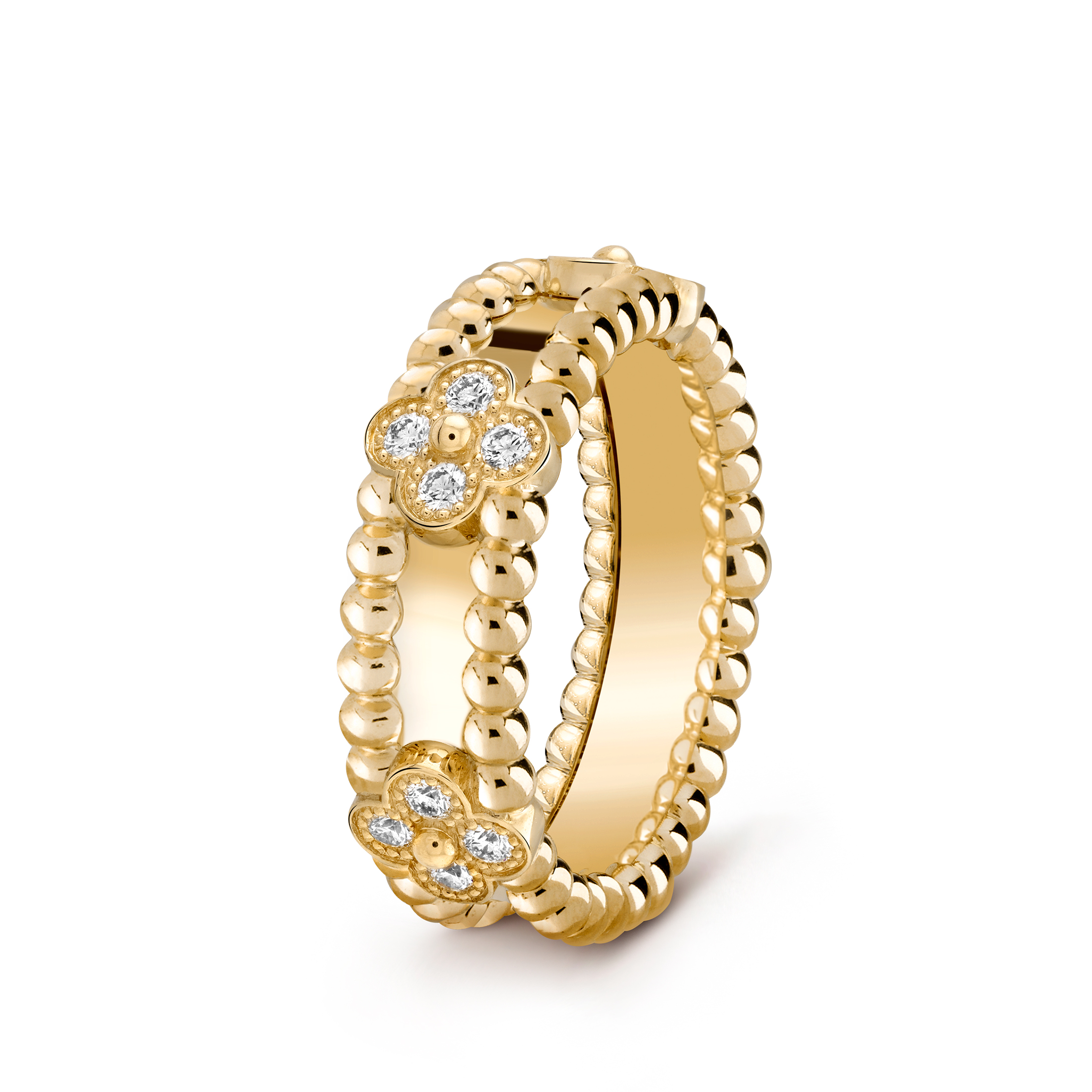 NIGO Van Cleef&Arpels Women's And Men's Four Leaf Clover Set Diamond Rings Luxurious Fashionable And Elegant Jewelry Accessories Ngvp #nigo8397