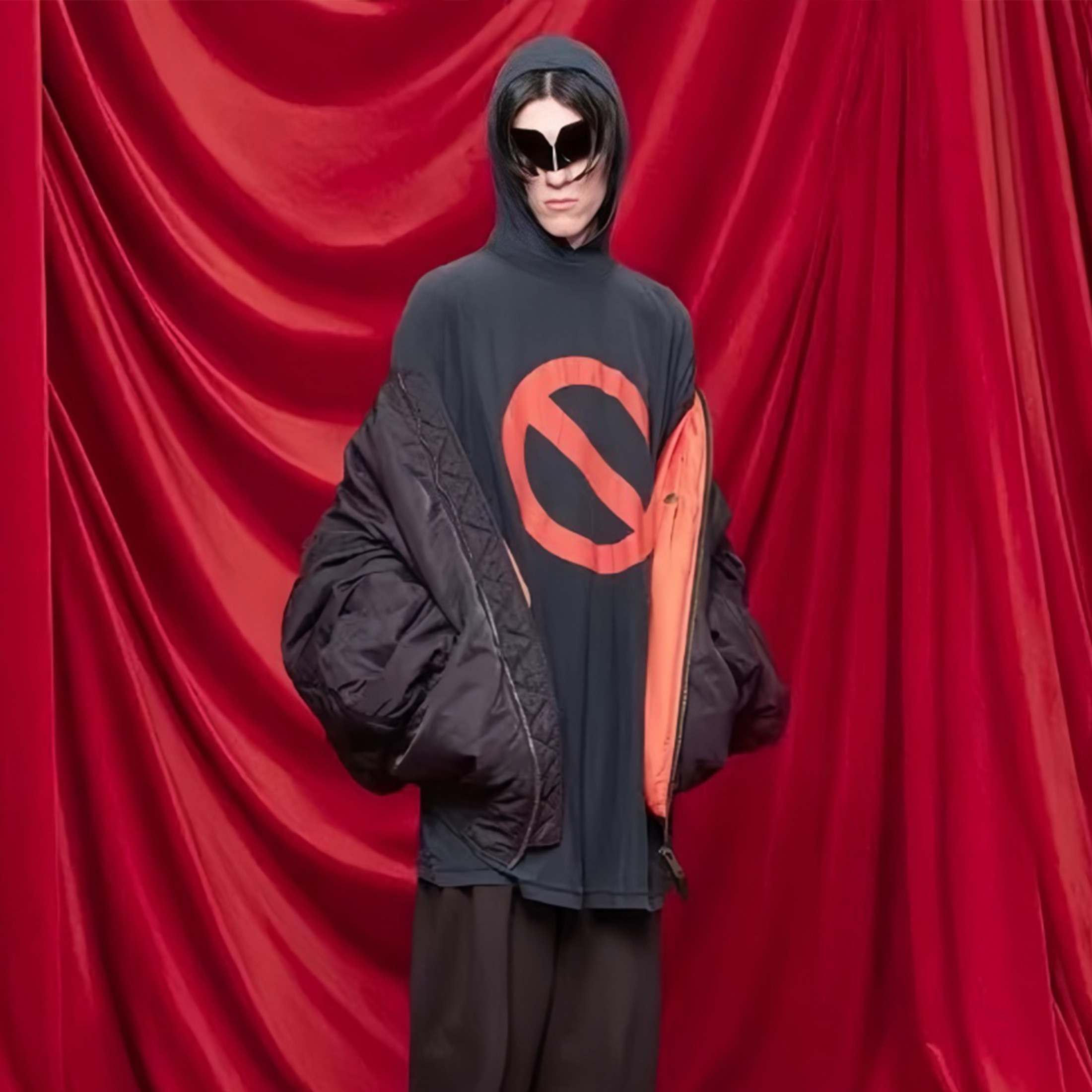 NIGO Balenciaga Men's and Women's Balenciaga Music BFRND Series Letter Print Paired With Sensing Hangtag Round Neck Black Extra Large Short sleeved T-shirt Ngvp #nigo8462