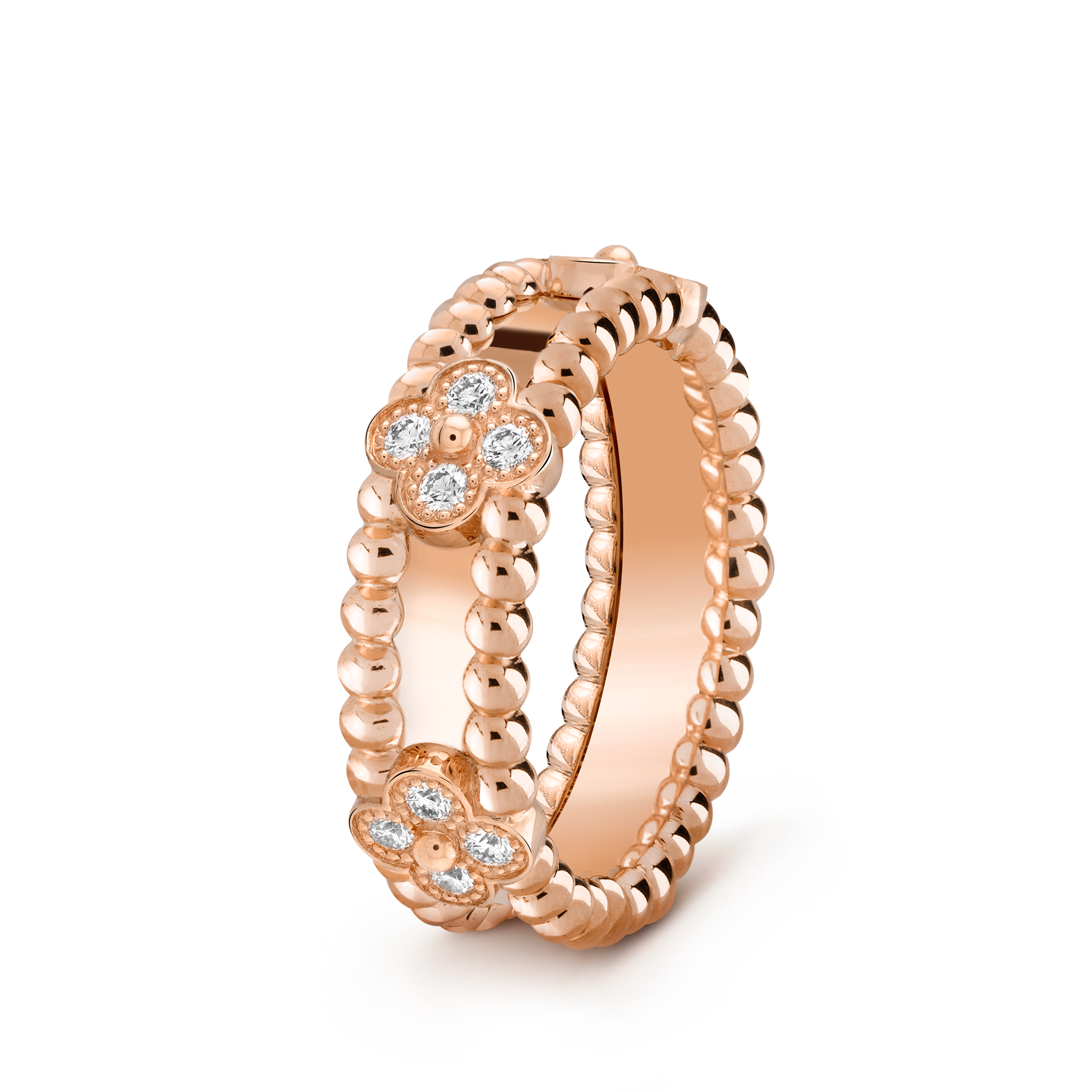 NIGO Van Cleef&Arpels Women's And Men's Four Leaf Clover Set Diamond Rings Luxurious Fashionable And Elegant Jewelry Accessories Ngvp #nigo8397