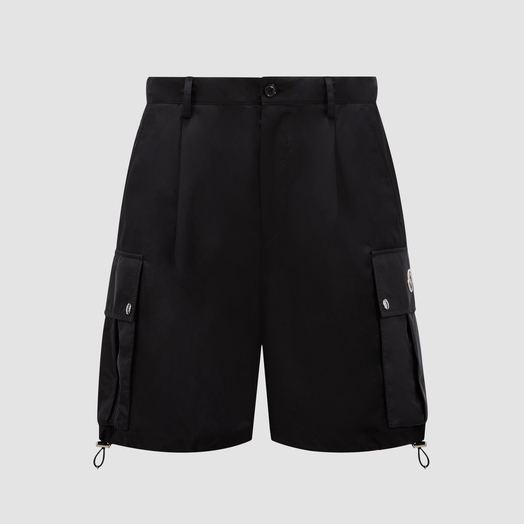 NIGO Moncler Men's Summer Black Straight Pocket Patch Logo Work Shorts #nigo99788