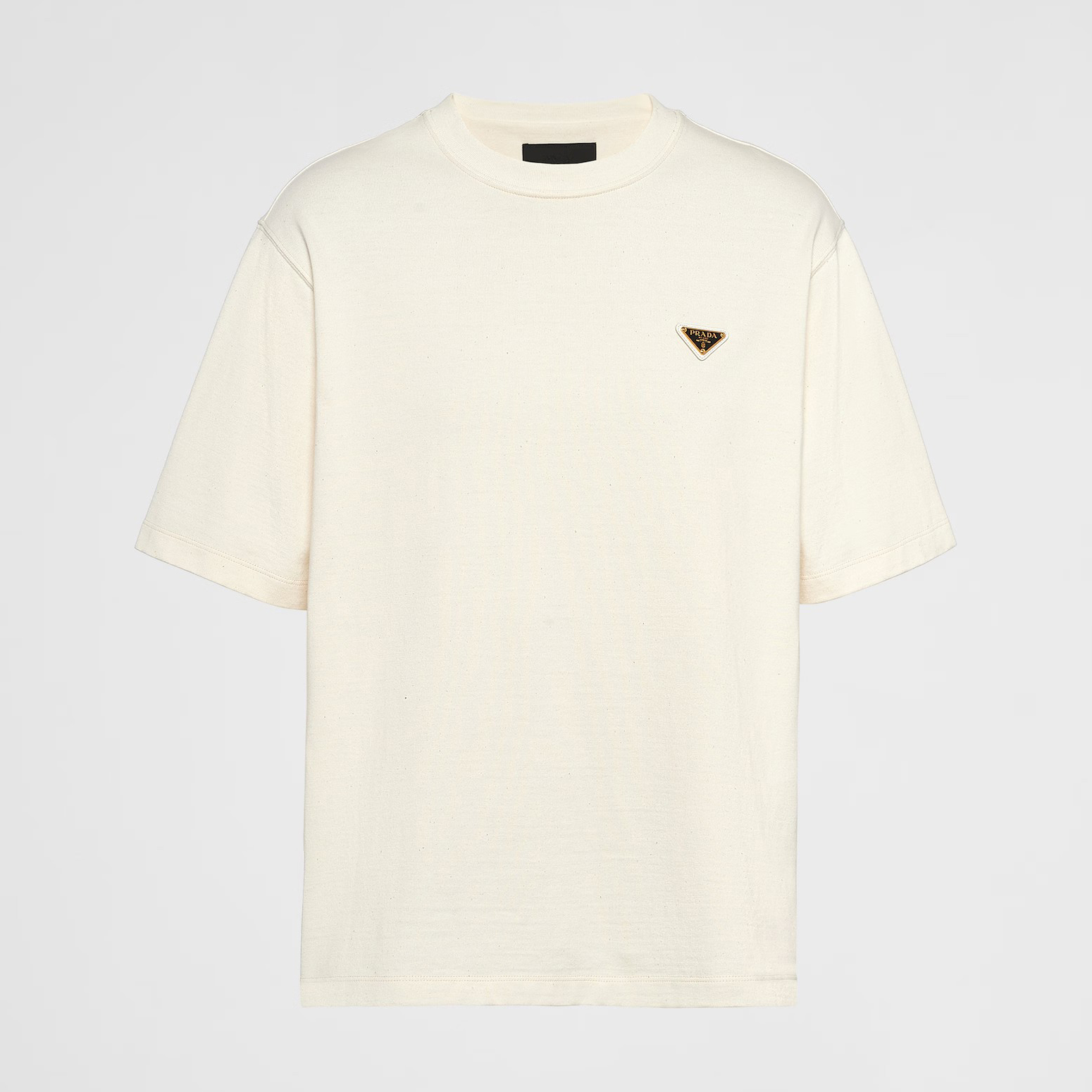 NIGO Prada Men's Summer White Cotton Round Neck Regular Fit Short Sleeve T-Shirt #nigo99812