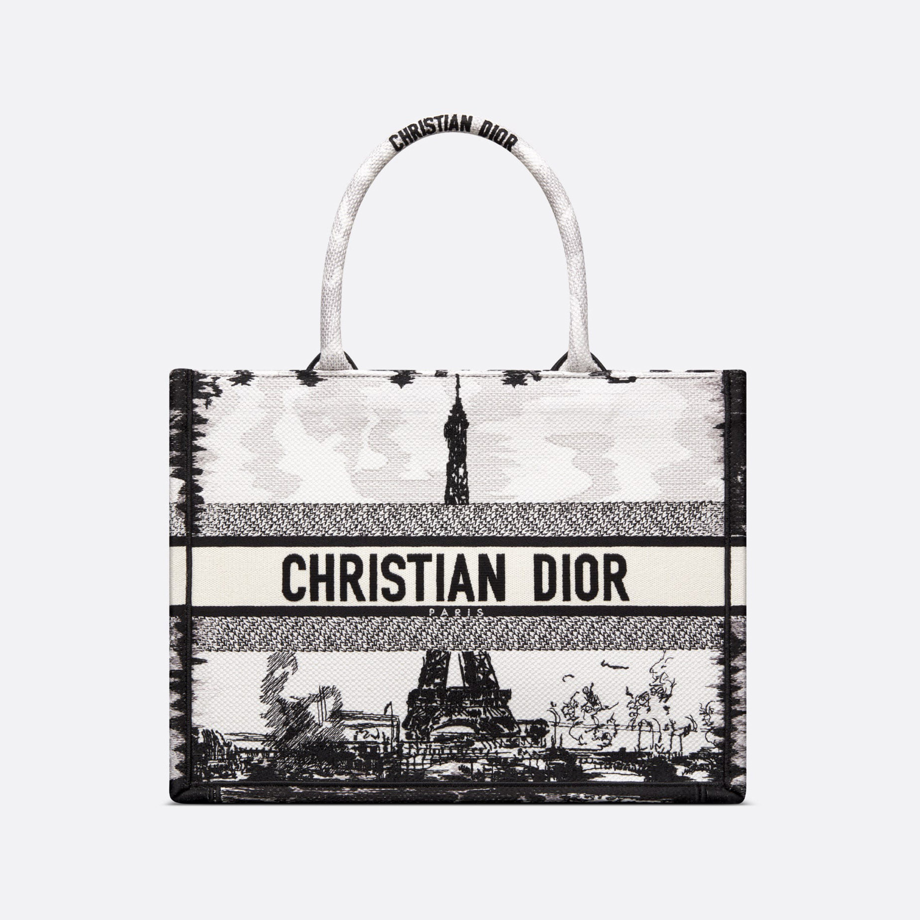NIGO Dior Women's Paris Tower Alphabet Printed Embroidery Tote Shopping Bag Bags #nigo99838