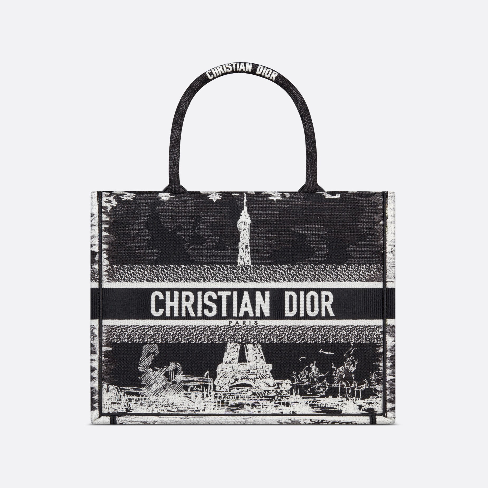 NIGO Dior Women's Paris Tower Alphabet Printed Embroidery Tote Shopping Bag Bags #nigo99838