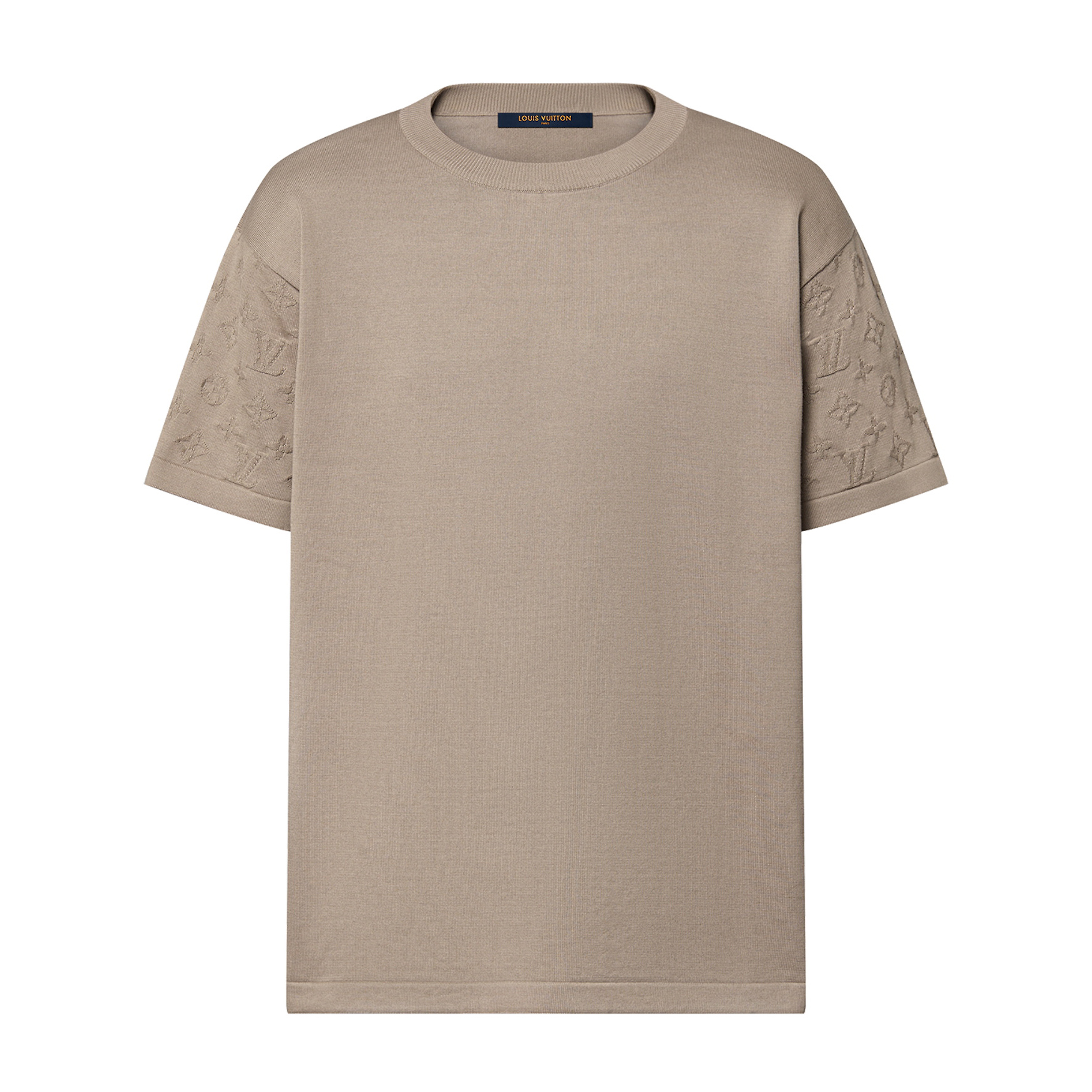 NIGO Louis Vuitton Men's Summer Solid Color Logo Jacquard Round Neck Cotton Short Sleeve T-Shirt #nigo99834