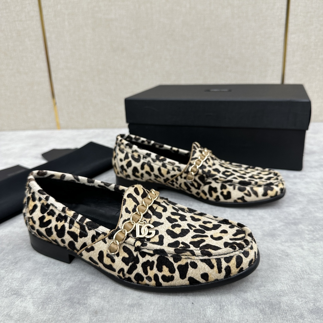 NIGO Dolce&Gabbana Men's Spring Summer Leather Loafers Moccasin Shoes #nigo99857