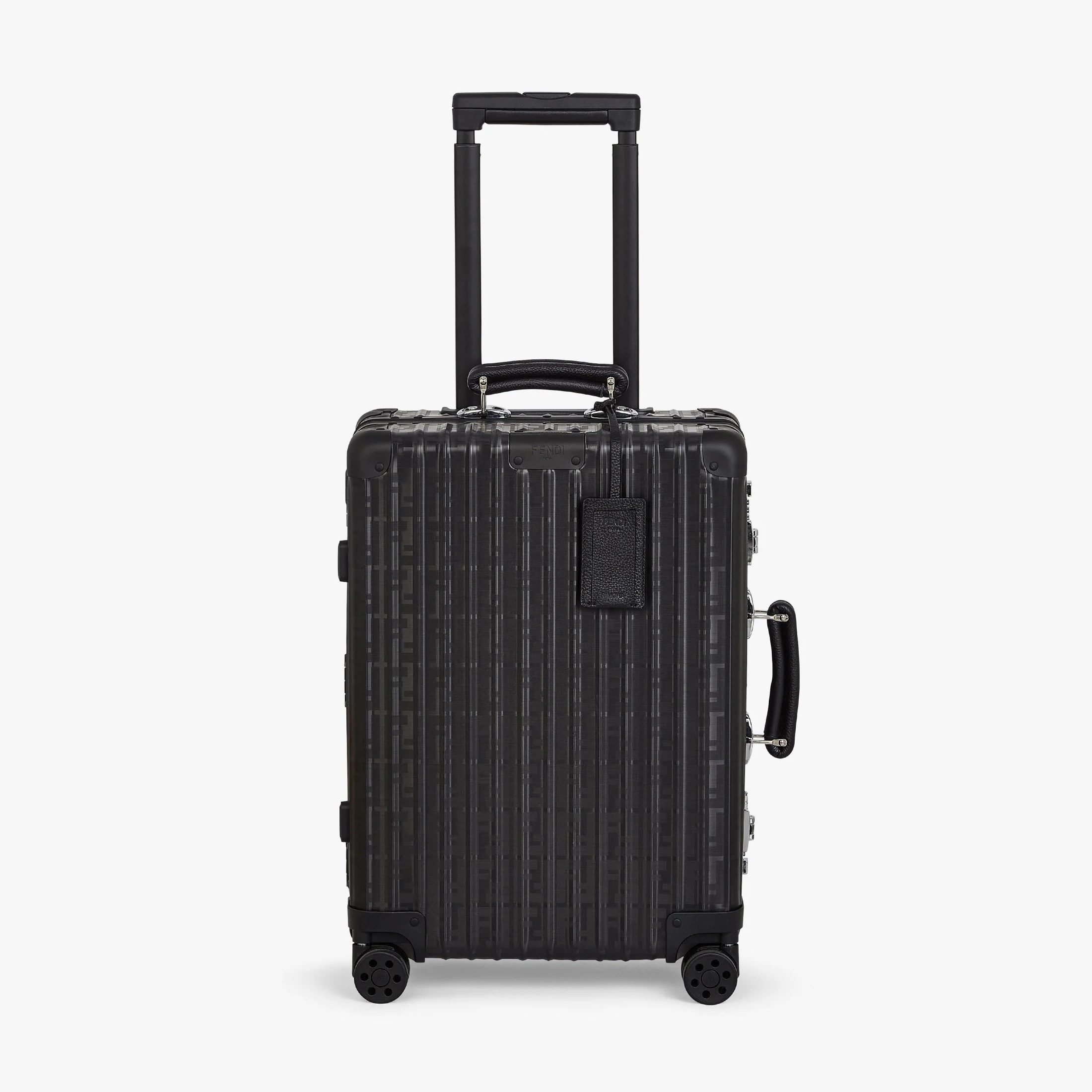 NIGO Fendi Men's and Women's Black Checked Case Trolley Luggage Box #nigo99896