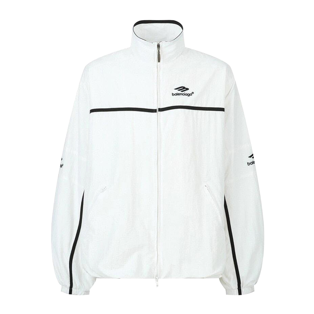 NIGO Balenciaga Men's Summer Black and White Letter Print Zipper Long Sleeve Jacket #nigo99915