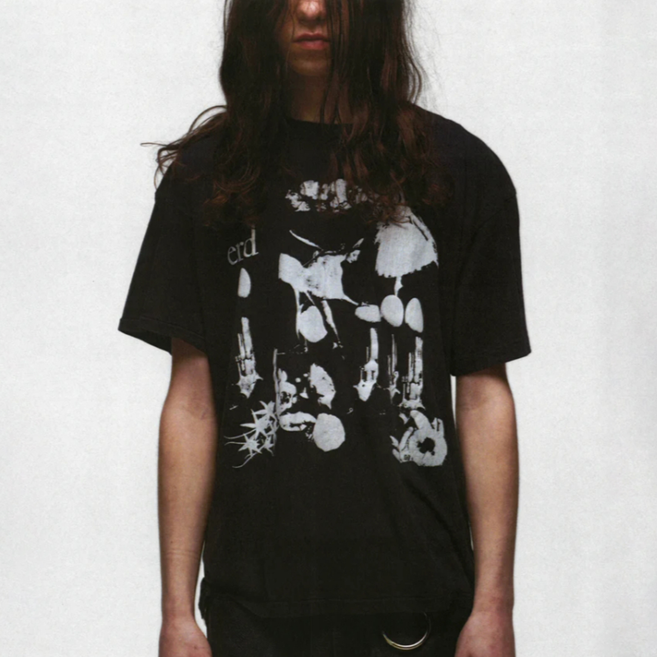 NIGO Enfants Riches Deprimes Men's Summer Washed Pattern Letter Print Round Neck Cotton Fitted Short Sleeve T-Shirt Ngvp #nigo8586