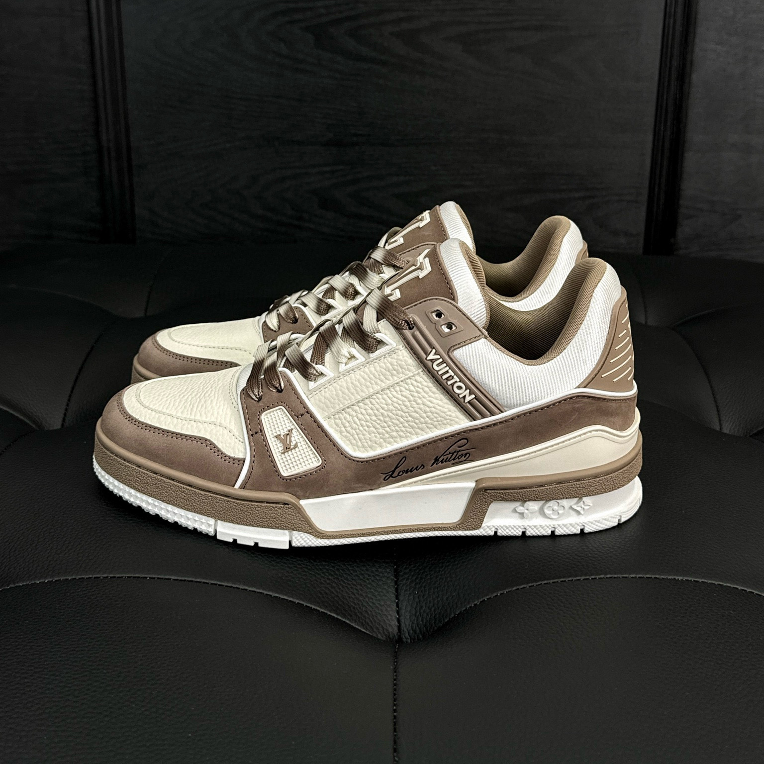 NIGO Louis Vuitton Men's And Women's Low Top Casual Sports Shoes Color blocking Fashion Trend Print Logo Sports Shoes #nigo99921