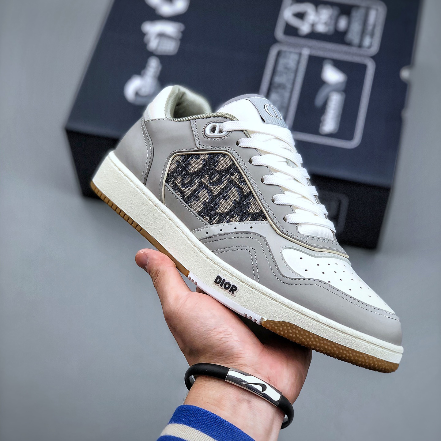 NIGO Dior Men's and Women's Alphabet Print Lace Up Low Top Casual Sneakers Shoes #nigo99982