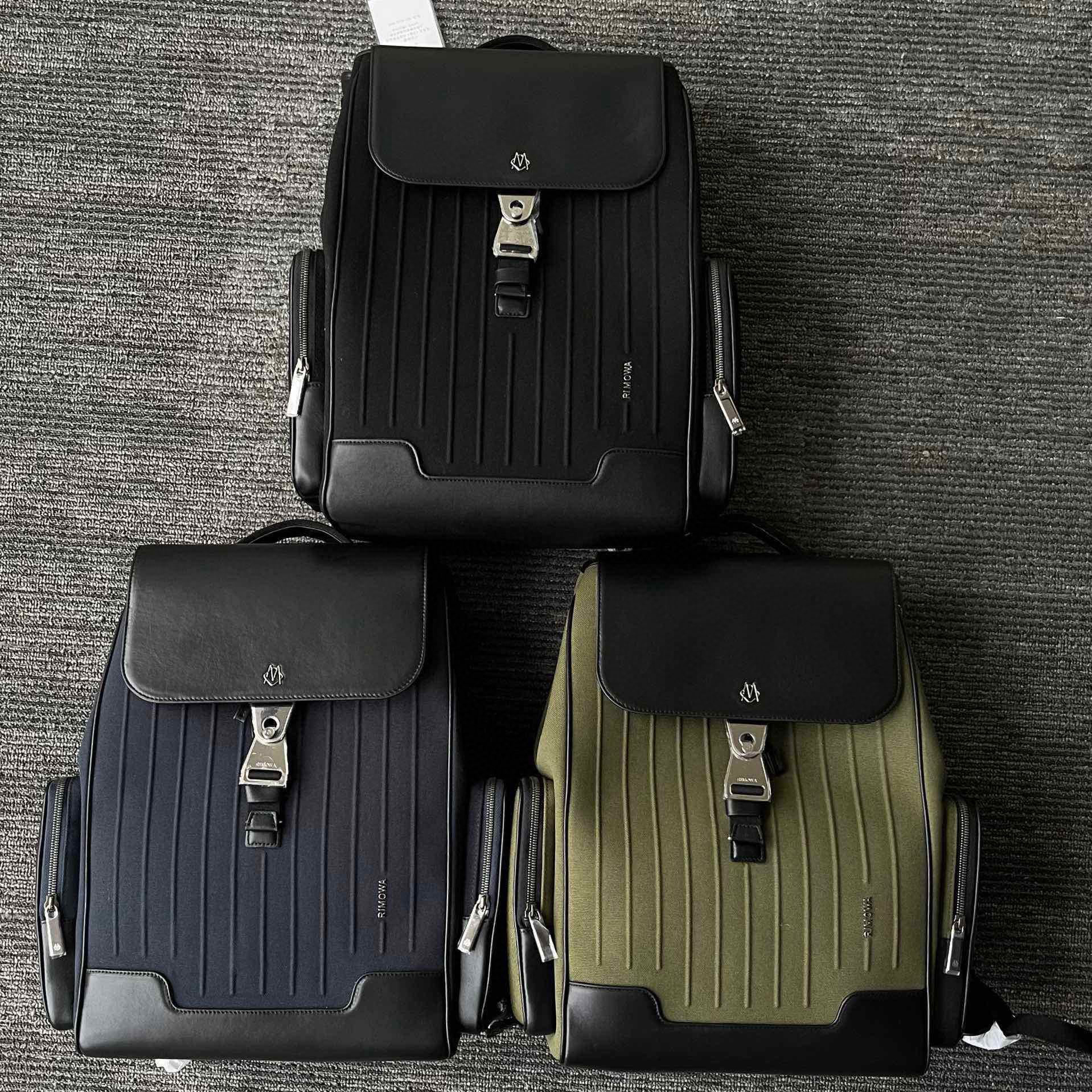 NIGO Rimowa Never Still Men's Colorblocking Casual Sports Leather Shoulder Backpack Schoolbag Bag Bags #nigo99992