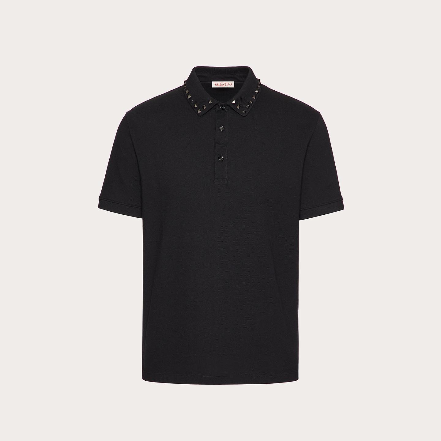 NIGO Valentino Men's Summer Casual Fashion Rivets Polo Shirt Button Down Black Short Sleeve Shirt #nigo5198