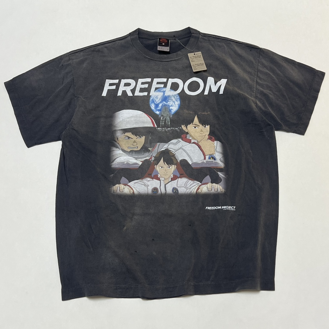 NIGO Saint Michael Men's Summer Printed Graffiti High Street Dazzling Trend Round Neck Short Sleeve T-Shirt Collection Ngvp #nigo8631