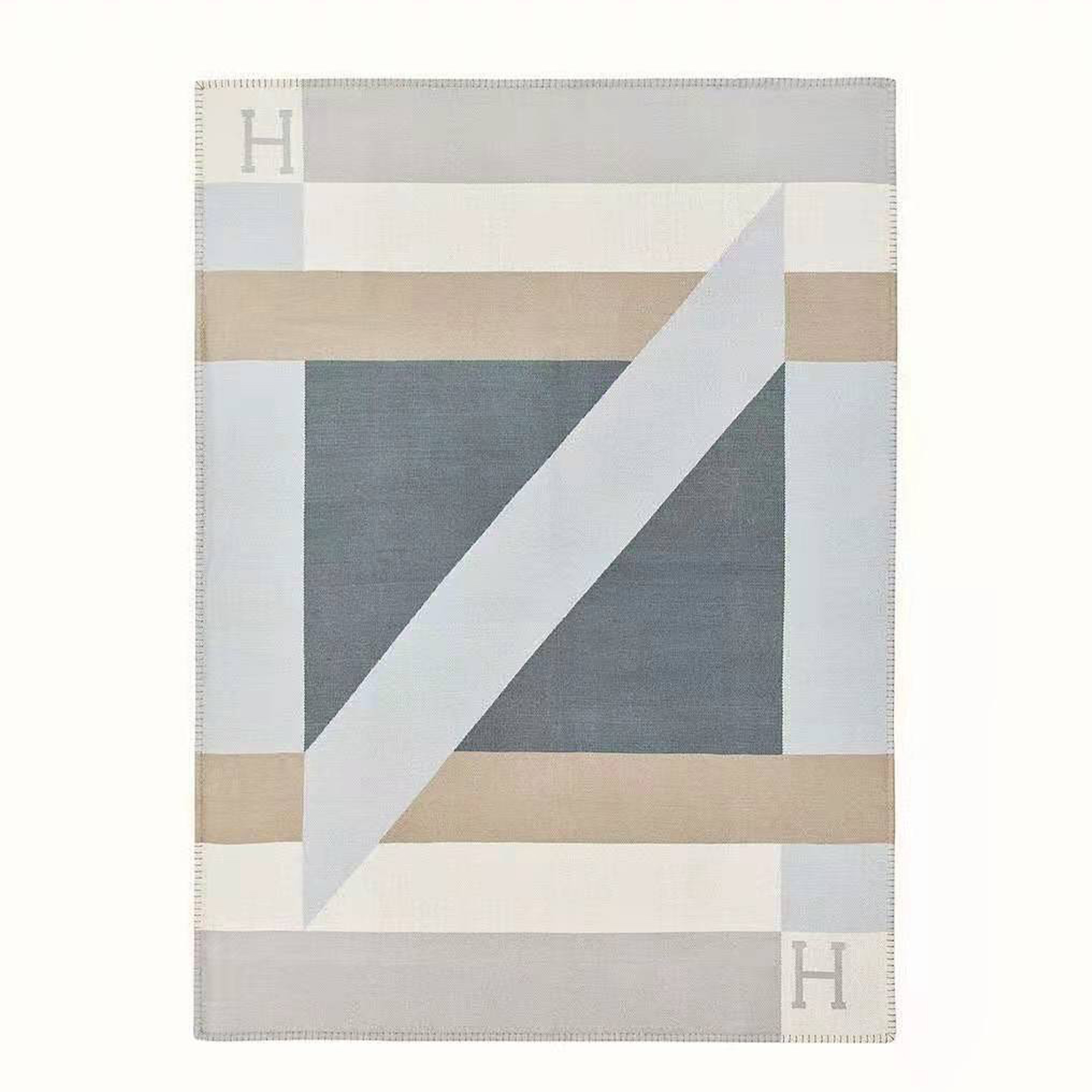 NIGO Hermes Men's Women's Fashion Simple Print Geometric Wool Blanket #nigo71319