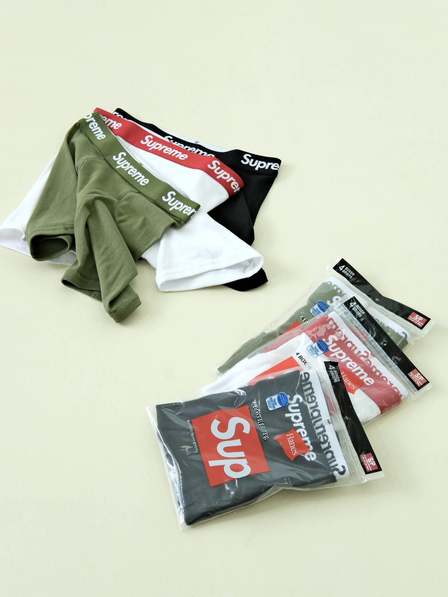 NIGO Supreme Men's And Women's All-season Logo High-waisted Briefs Fashion Trend Fit Underpants Three Pairs #nigo71314