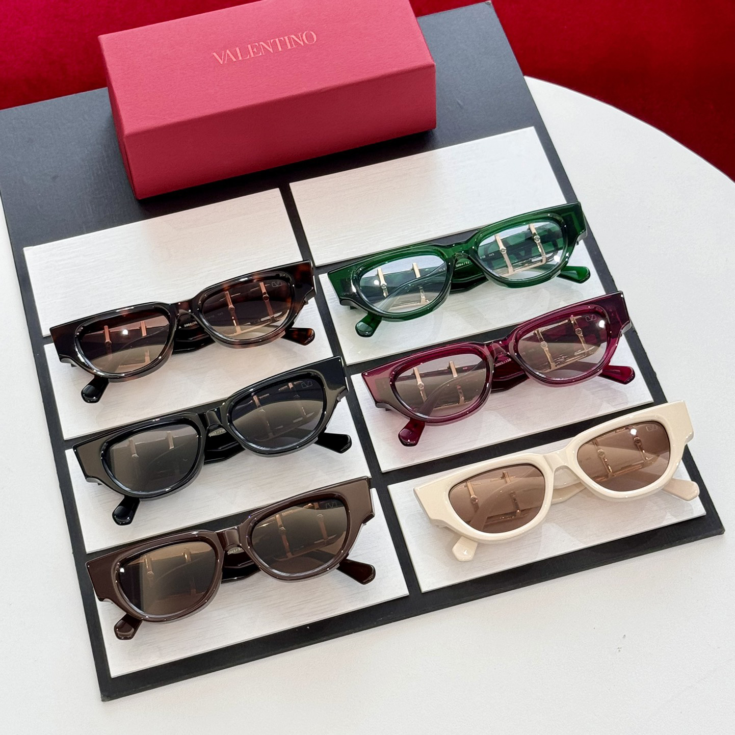 NIGO Valentino Women's Men's Sunglasses Multicolor Vintage Metal Iconic Oversized Styled Glasses #nigo72145