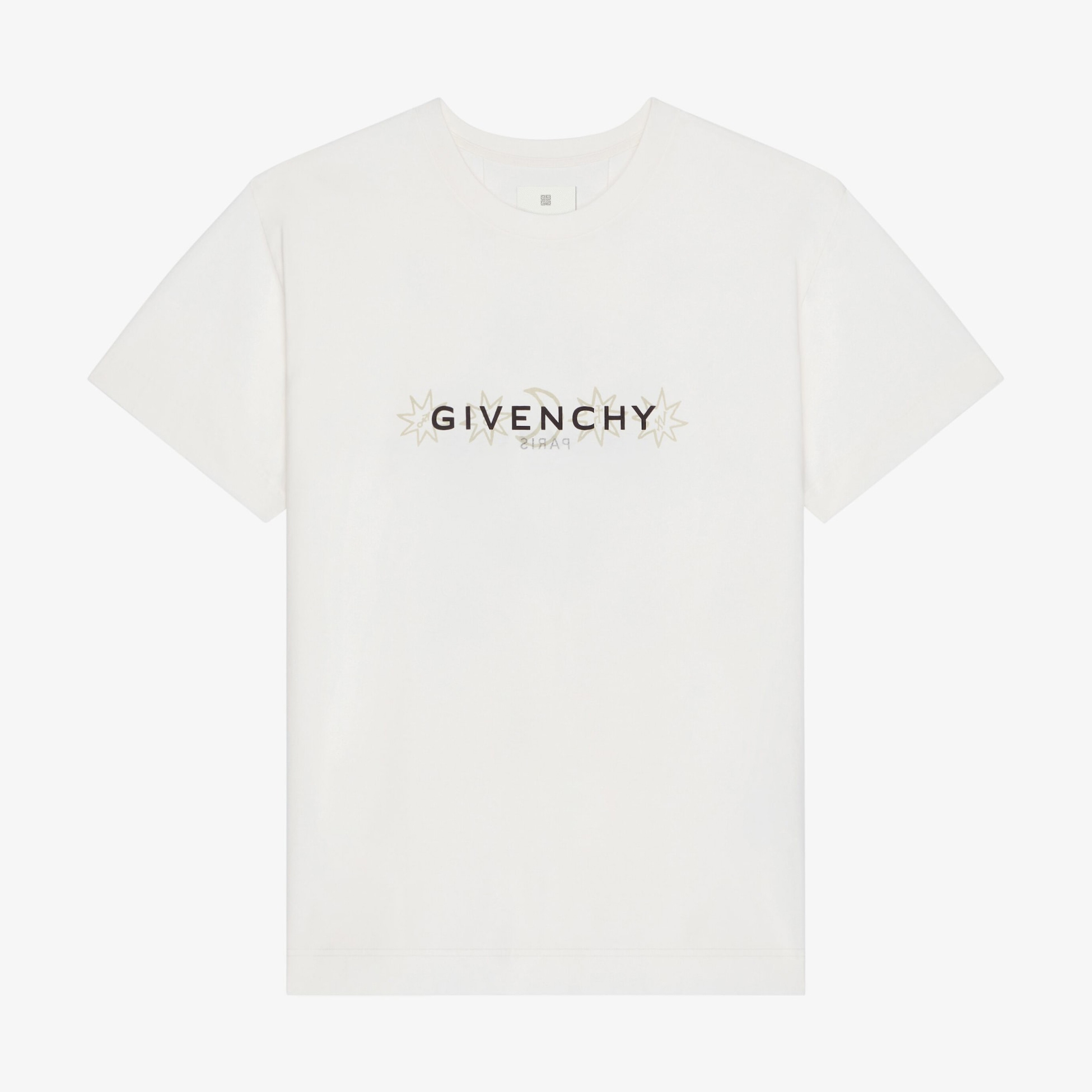 NIGO Givenchy GIVENCHY Reverse Men's Summer Solid Color Round Neck Short Sleeve T-Shirt In Cotton With Tarot Print #nigo72213