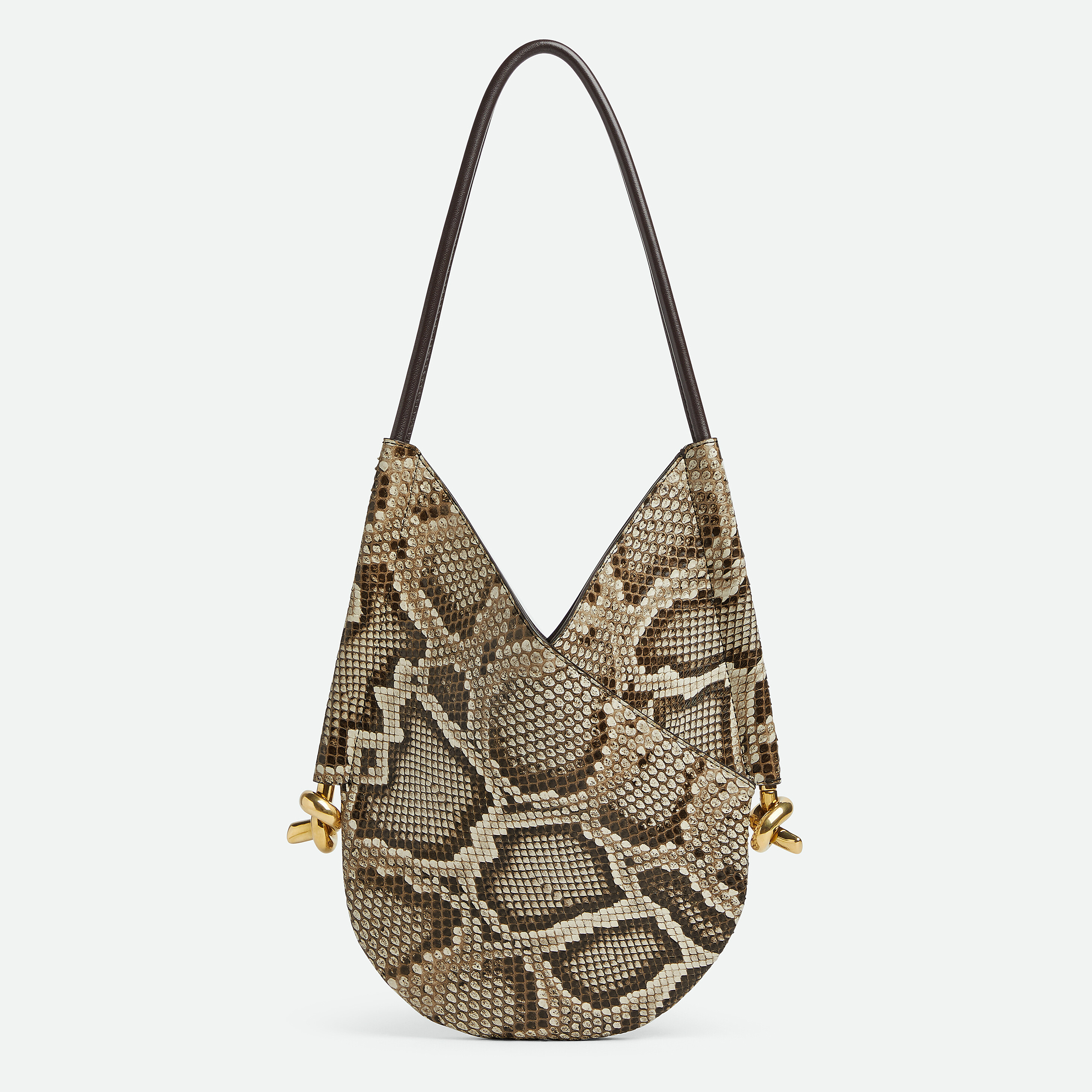 NIGO Bottega Veneta Women's Fashion Trend Solstice Snakeskin Lambskin Shoulder Bag Casual Colorblocking Tote Bags 786405V41F18380 Ngvp #nigo8667