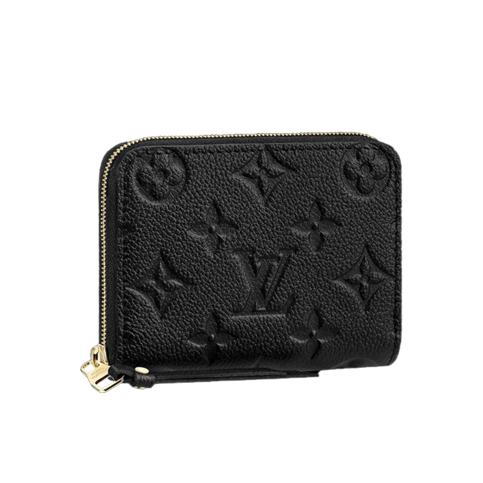 NIGO Louis Vuitton Zippy Men's and Women's Black Old Flower Embossed Zipper Soft Grain Cowhide Wallet Bag Bags #nigo72233