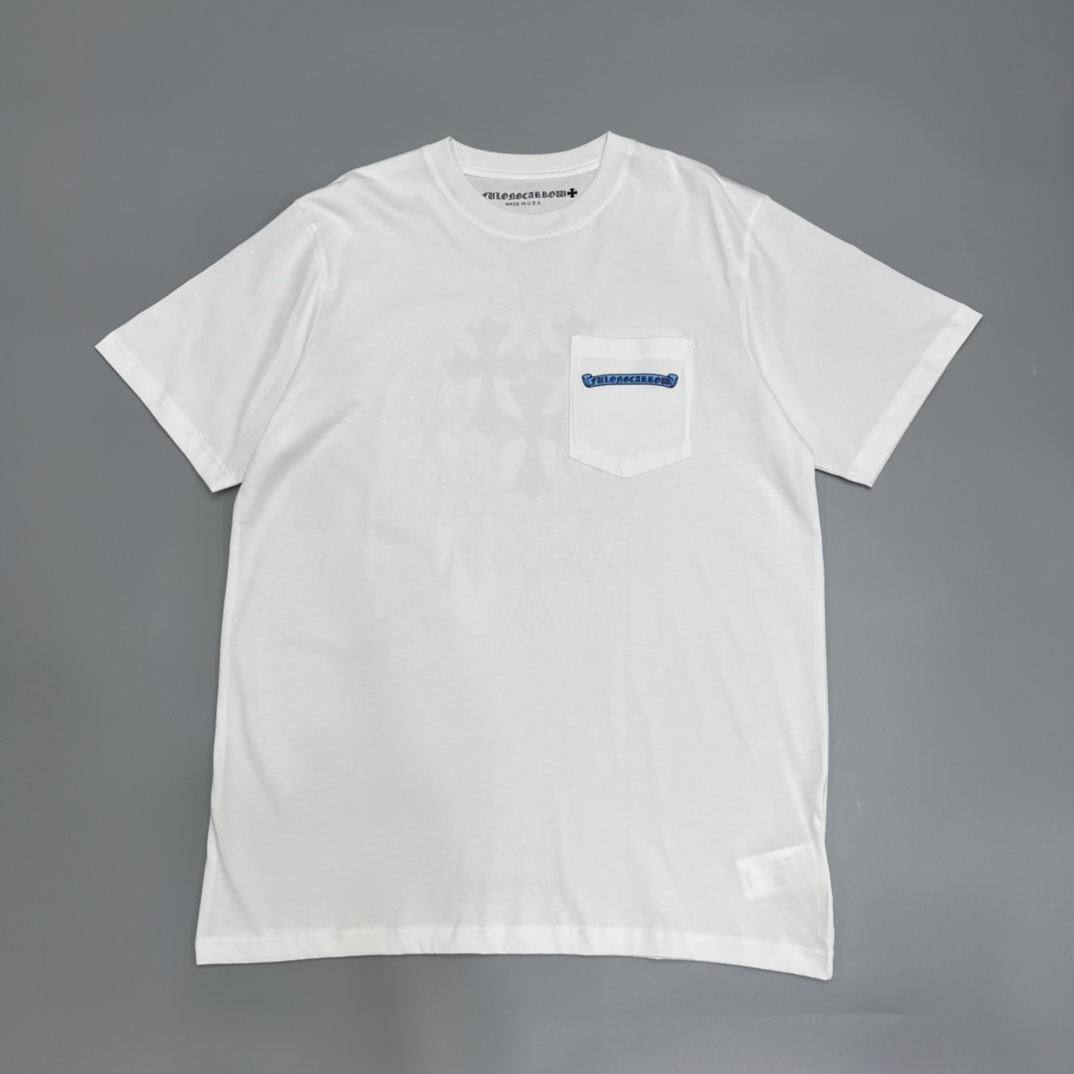 NIGO NIGO Chrome Hearts Men's and Women's Summer Neckline Sanskrit Letter Round Neck Cotton Short Sleeve T-shirt #nigo72261