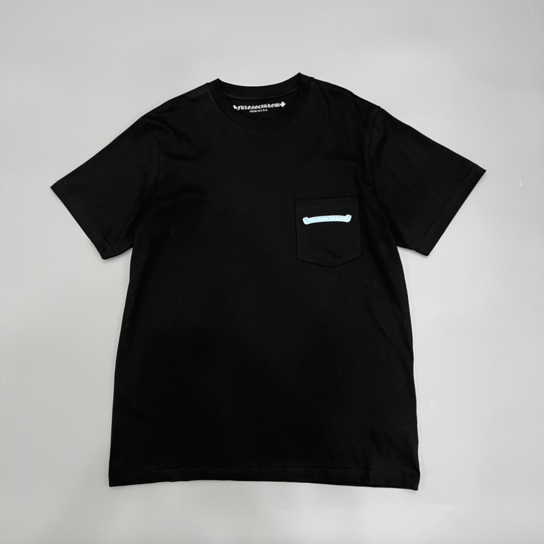 NIGO NIGO Chrome Hearts Men's and Women's Summer Neckline Sanskrit Letter Round Neck Cotton Short Sleeve T-shirt #nigo72261