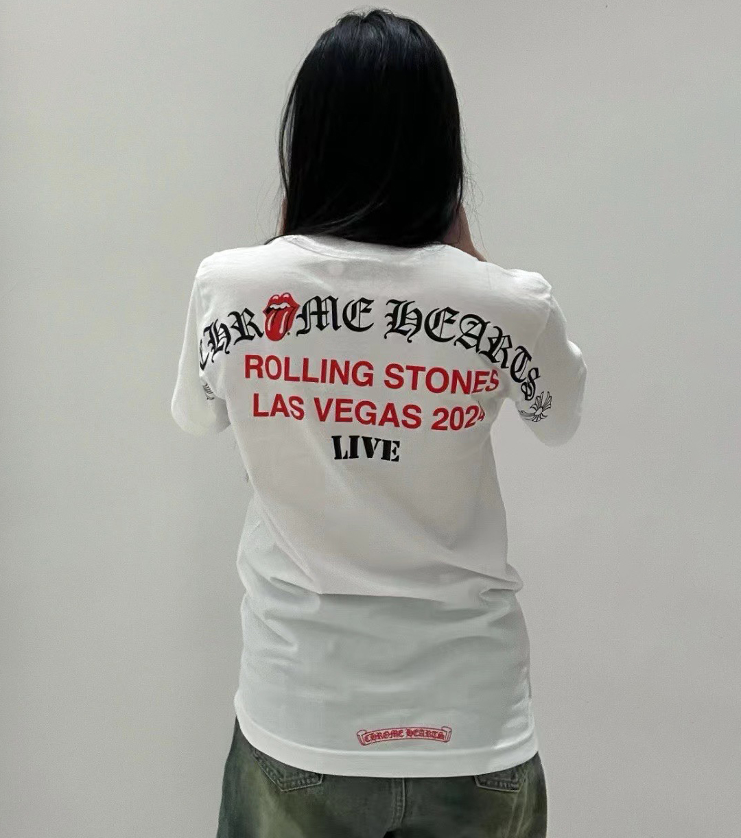 NIGO Chrome Hearts Men's and Women's Summer Neckline Sanskrit Letter Round Neck Cotton Short Sleeve T-shirt #nigo72269