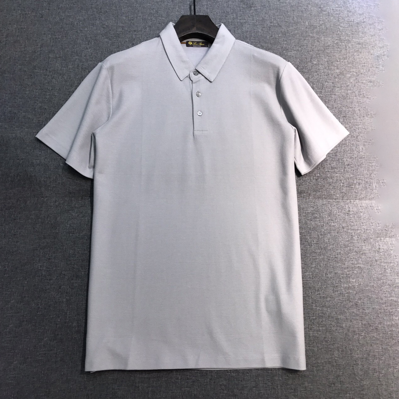 NIGO Loro Piana Men's Summer Fashionable Solid Color Fitting Short Sleeved Lapel Casual Regatta Polo Shirt #nigo72271