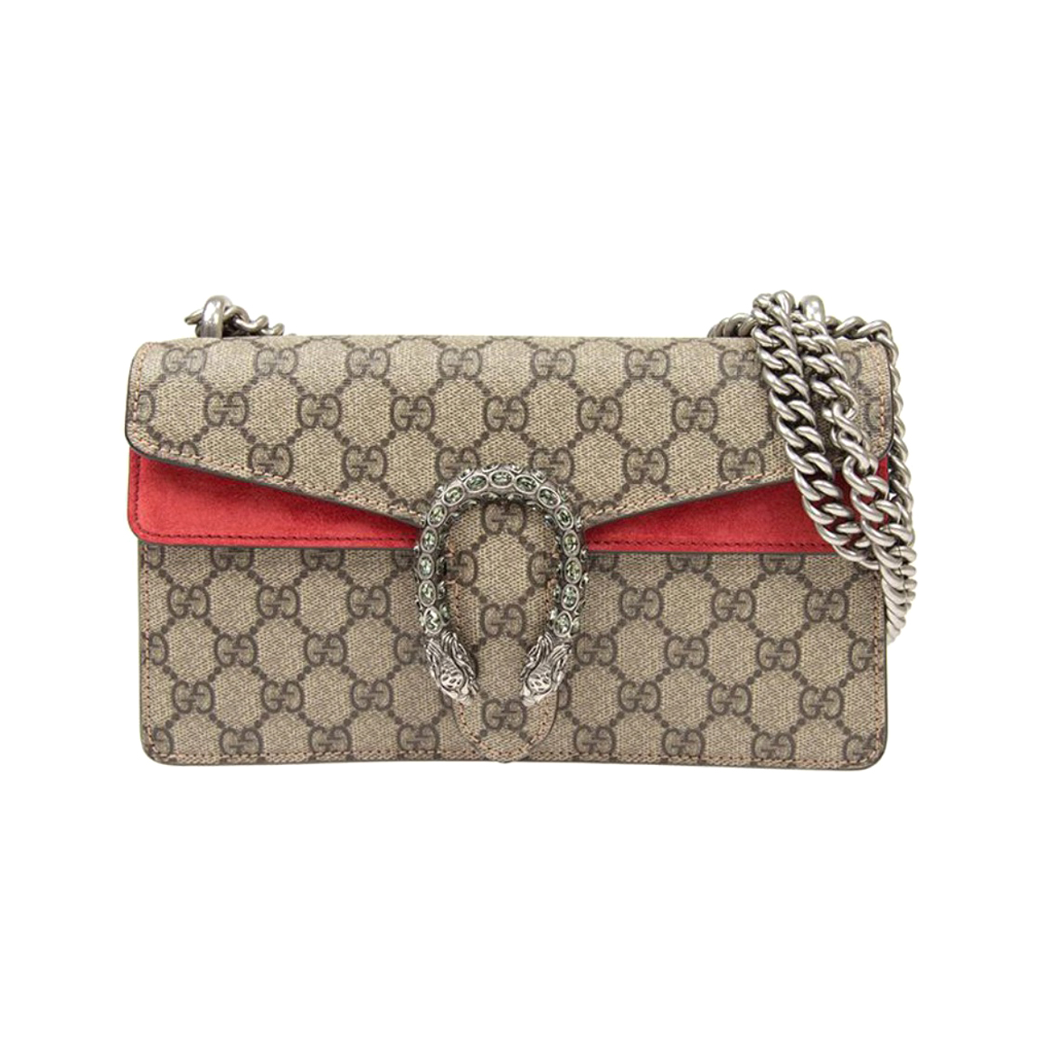 NIGO Gucci Women's Tiger Drill Buckle Double G Old Flower Full Print Canvas Patchwork Leather Flap Shoulder Crossbody Bag Bags #nigo72312