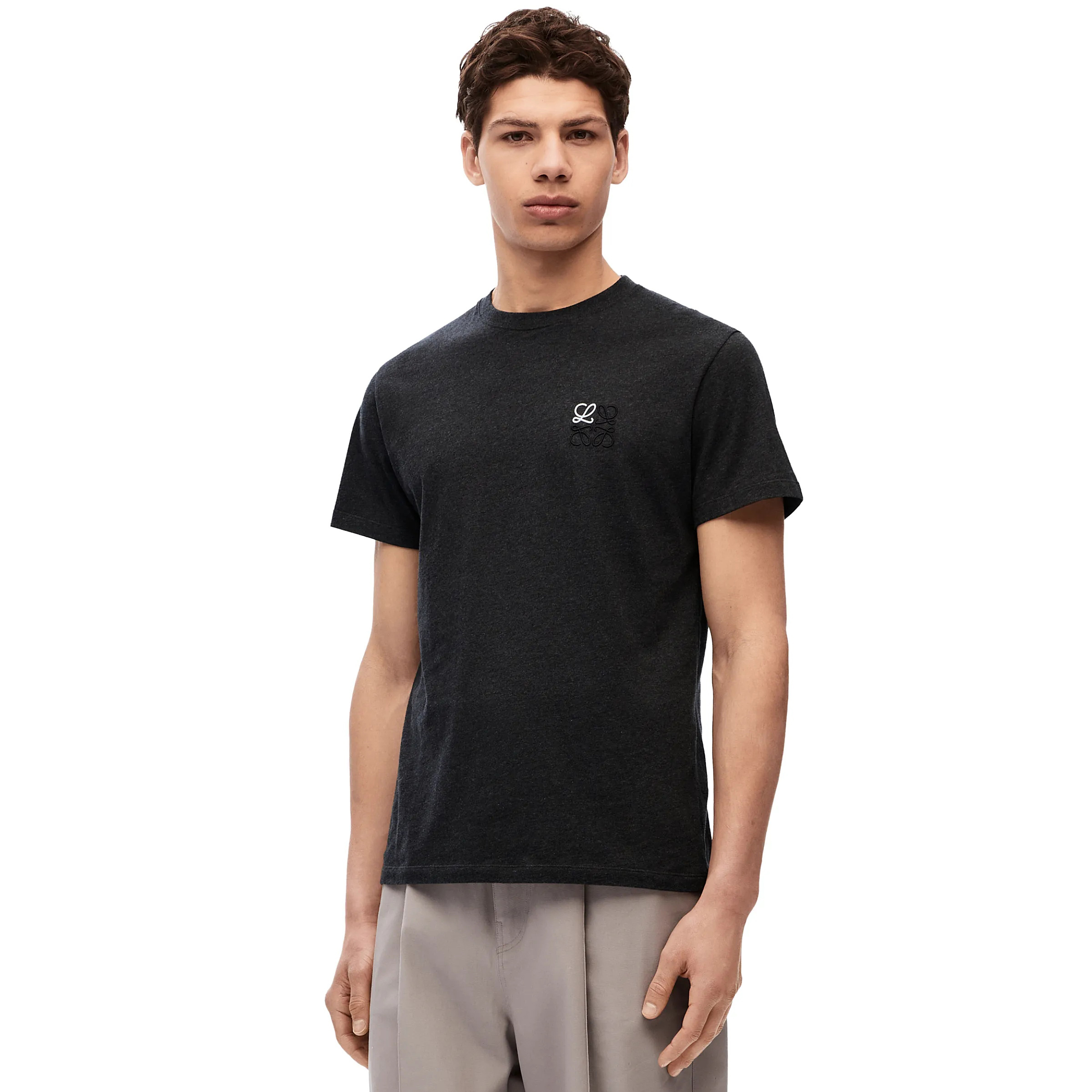 NIGO Loewe Men's Summer Logo Embroidery Round Neck Cotton Short Sleeve T-Shirt #nigo72361