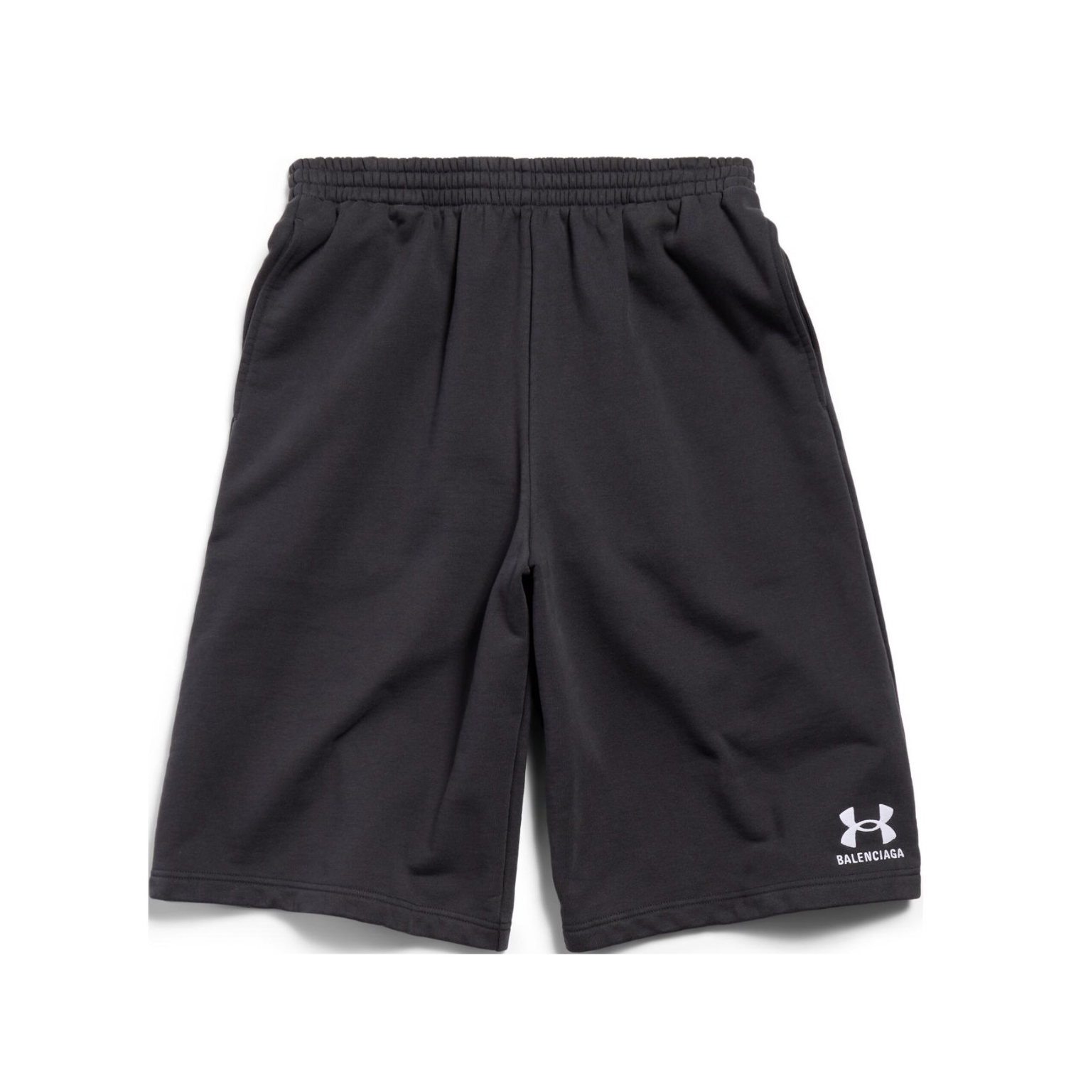 NIGO Balenciaga X Under Armour Men's Summer Letter Logo Printed Elastic Waist Casual Shorts #nigo72369